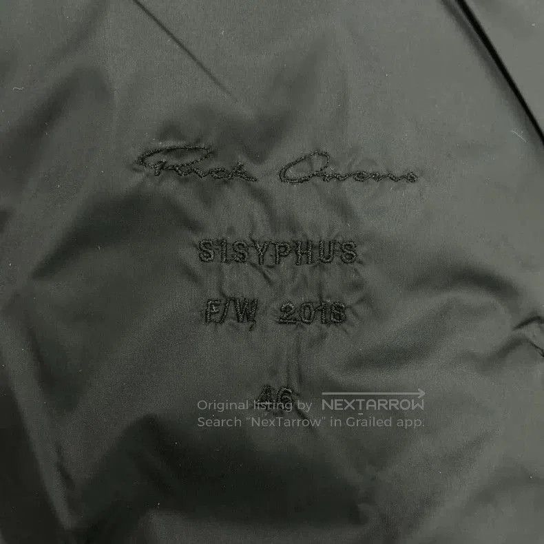 Rick Owens Rick Owens Black Down Bomber Jacket. Size US S / EU 44-46 / 1 - 6 Thumbnail