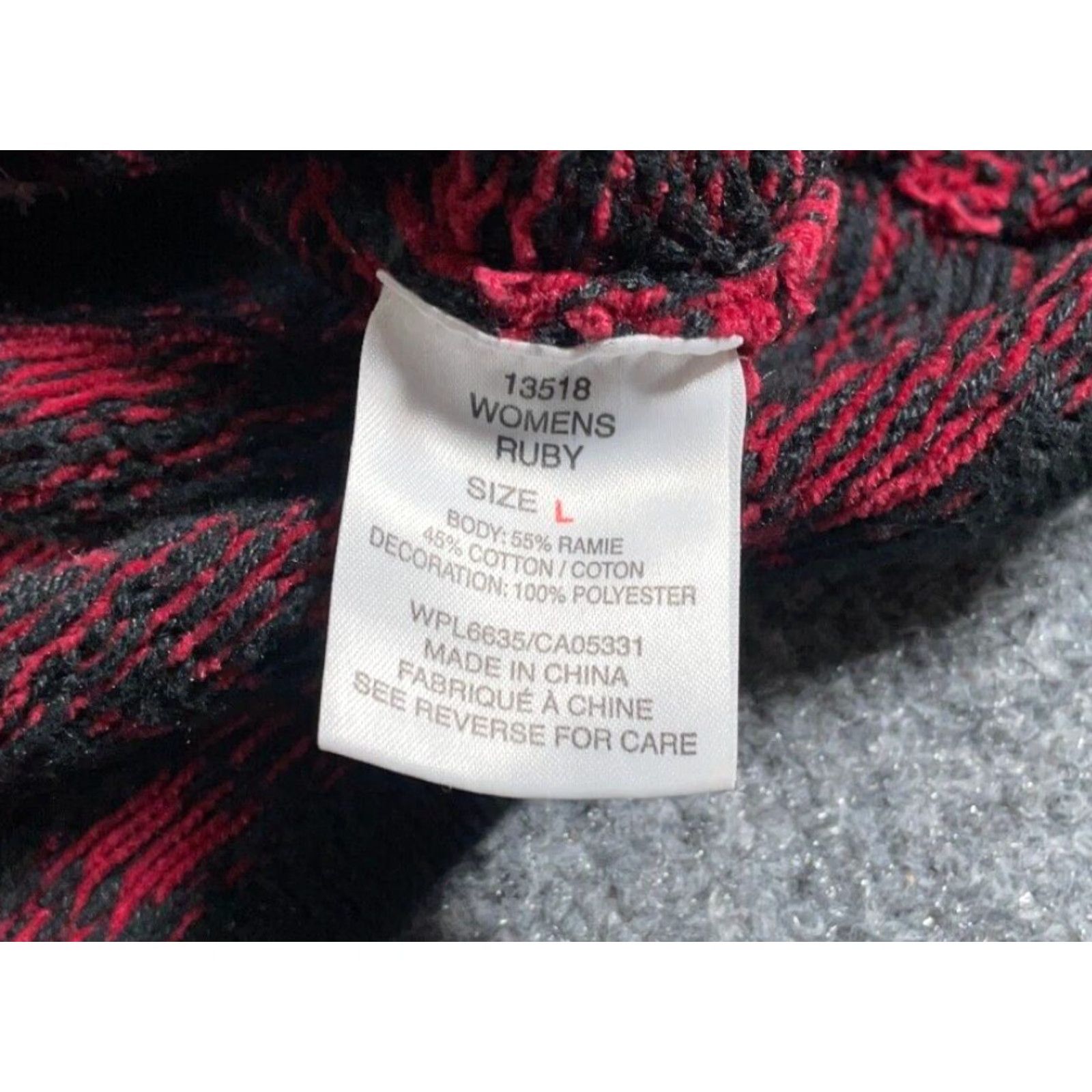 Vintage Woolrich Lightweight Sweater Vest Women's Large Red Black Plaid 90s Retro Size L / US 10 / IT 46 - 6 Thumbnail