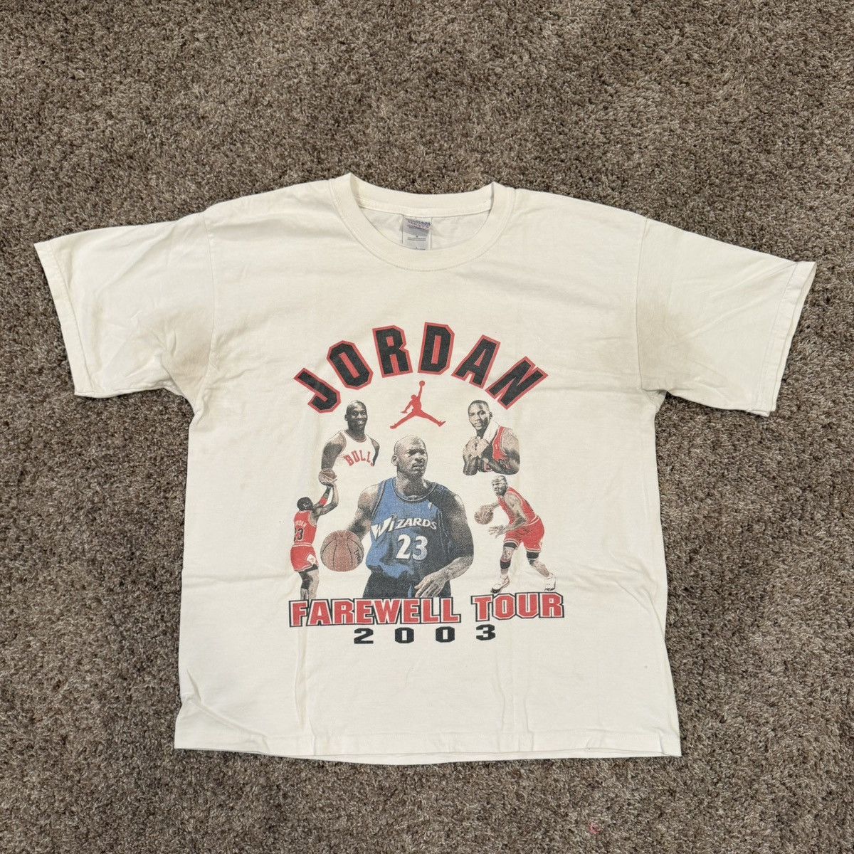 Vintage Michael Jordan 2003 Farewell Tour T Shirt
