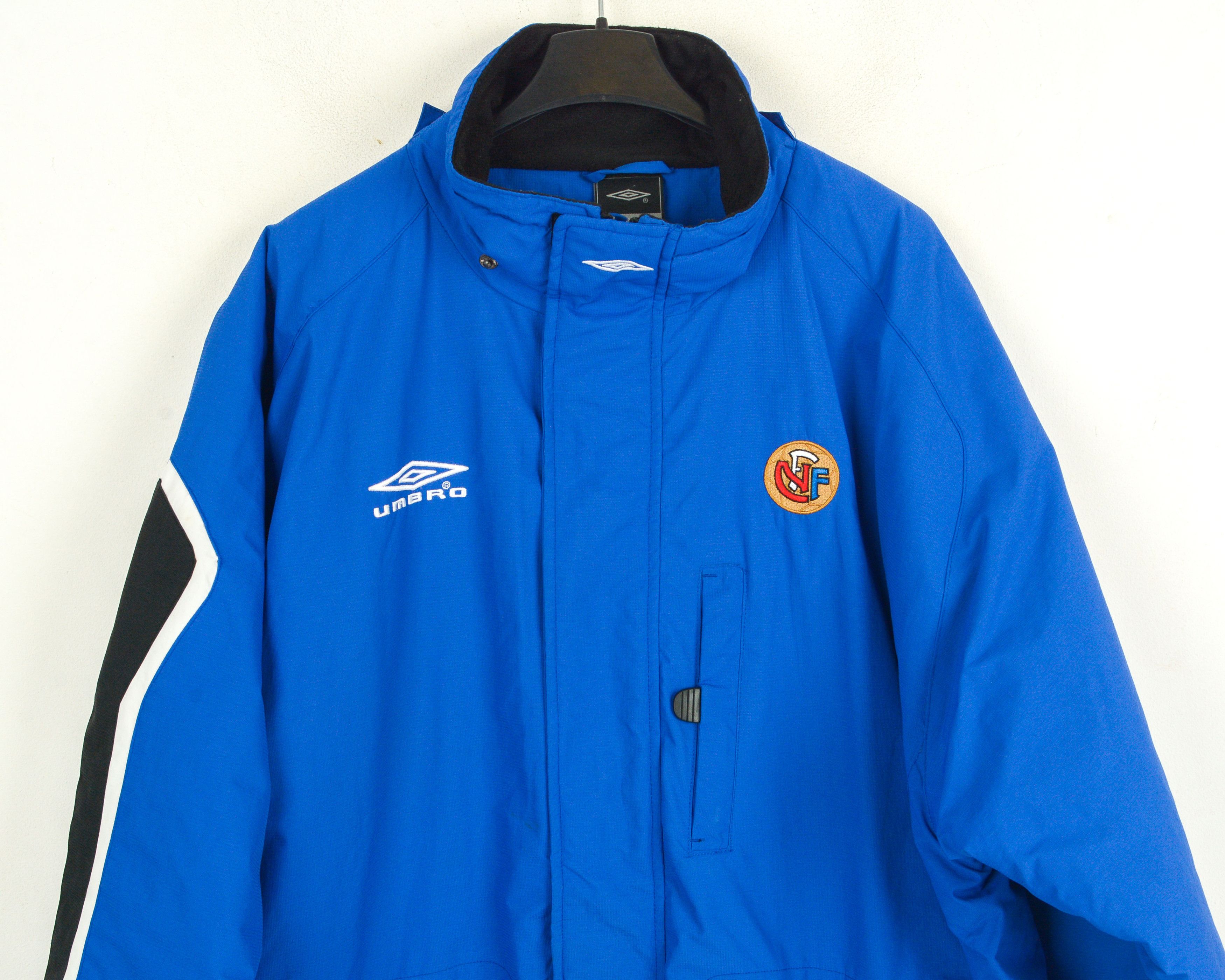 Umbro Norway Mens M Soccer Jacket Coat Windbreaker Nova Guard Size US M / EU 48-50 / 2 - 2 Thumbnail