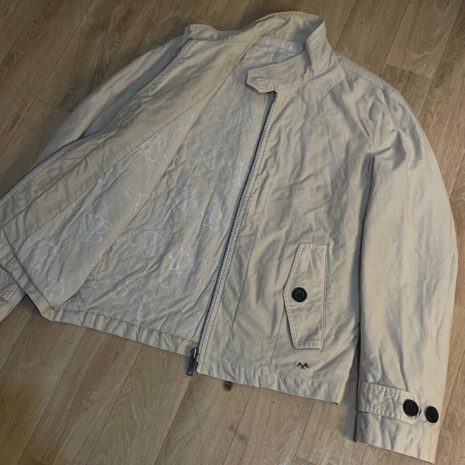 Burberry Vintage thomas BURBERRY bomber jacket burberry cotton men's Size US M / EU 48-50 / 2 - 1 Thumbnail