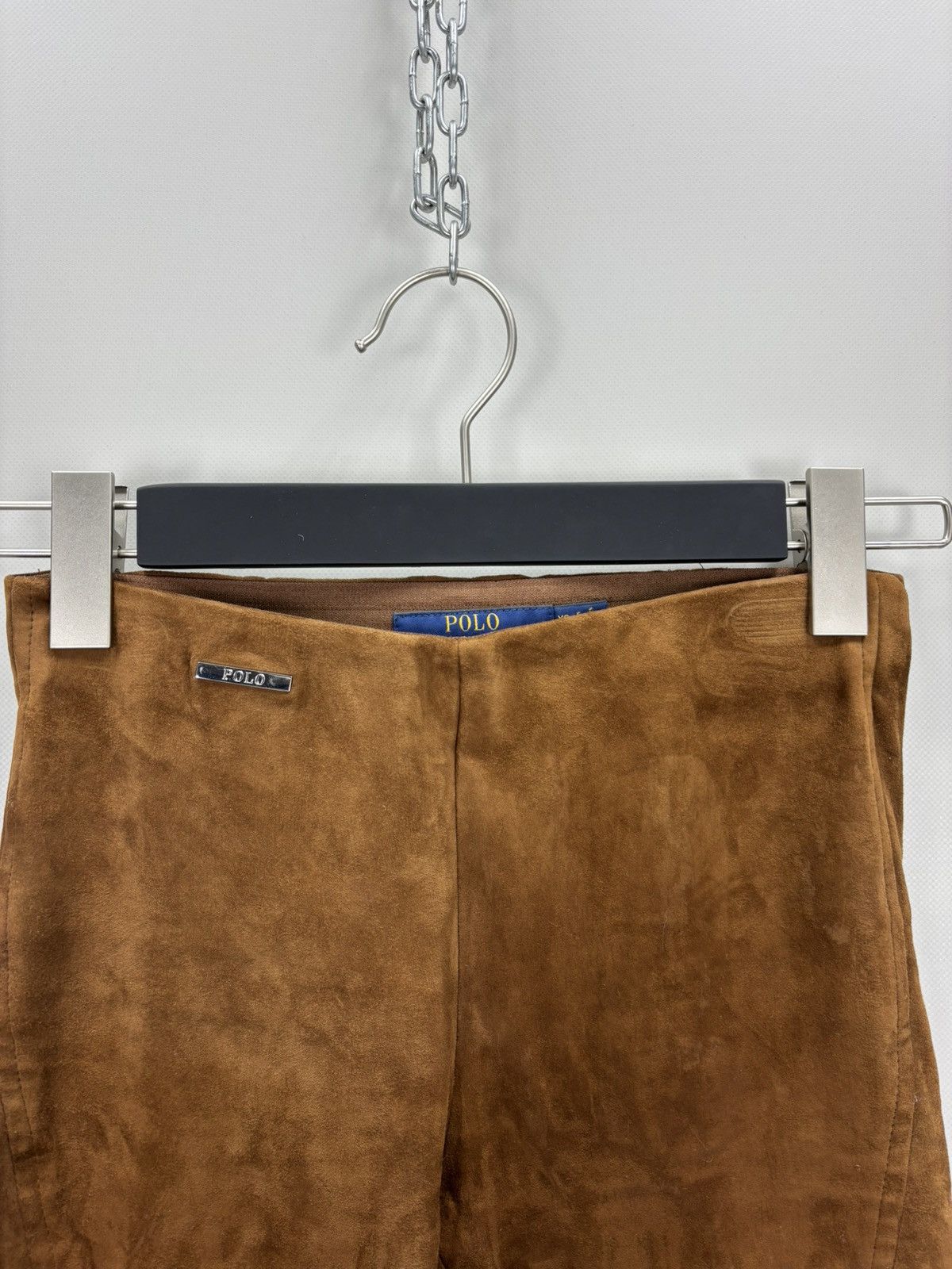 Polo Ralph Lauren Womens suede leggings Polo Ralph Lauren Size XS Color Brown Size 24" / US 00 / IT 34 - 4 Thumbnail