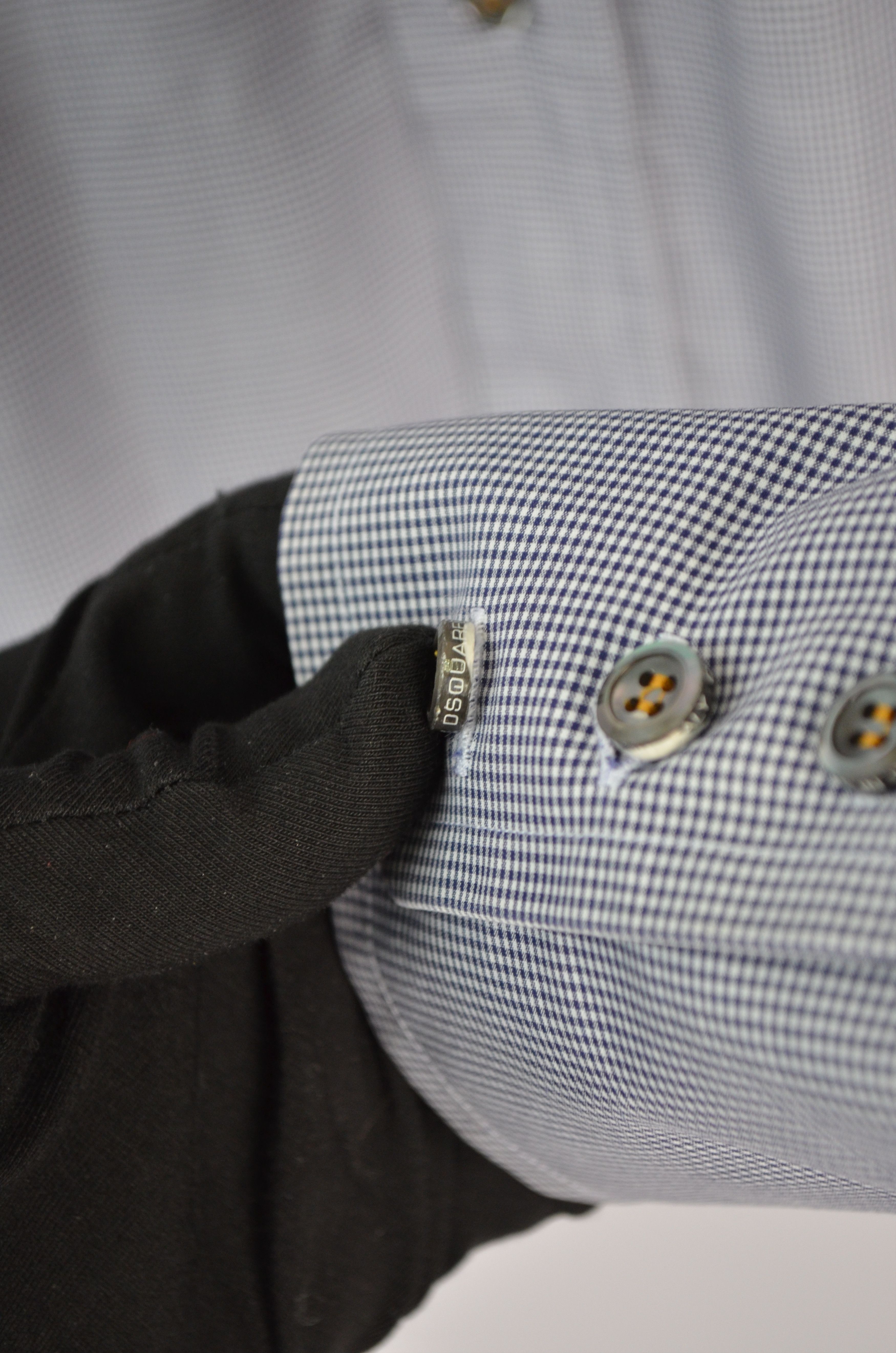 Designer × Dsquared2 Dsquared2 Check White Blue L/S Shirt Size S/M Designer Size US M / EU 48-50 / 2 - 9 Thumbnail