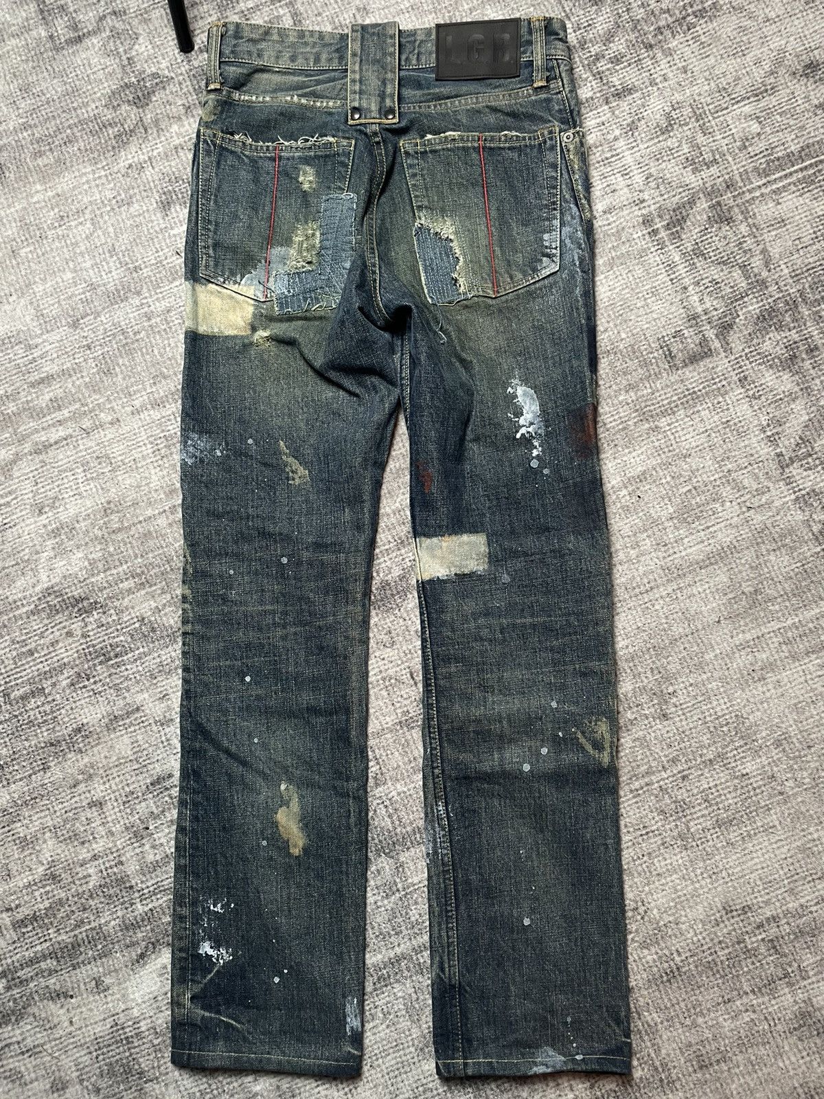 Le Grande Bleu (L.G.B.) L.G.B. distressed Jeans Size US 28 / EU 44 - 7 Thumbnail