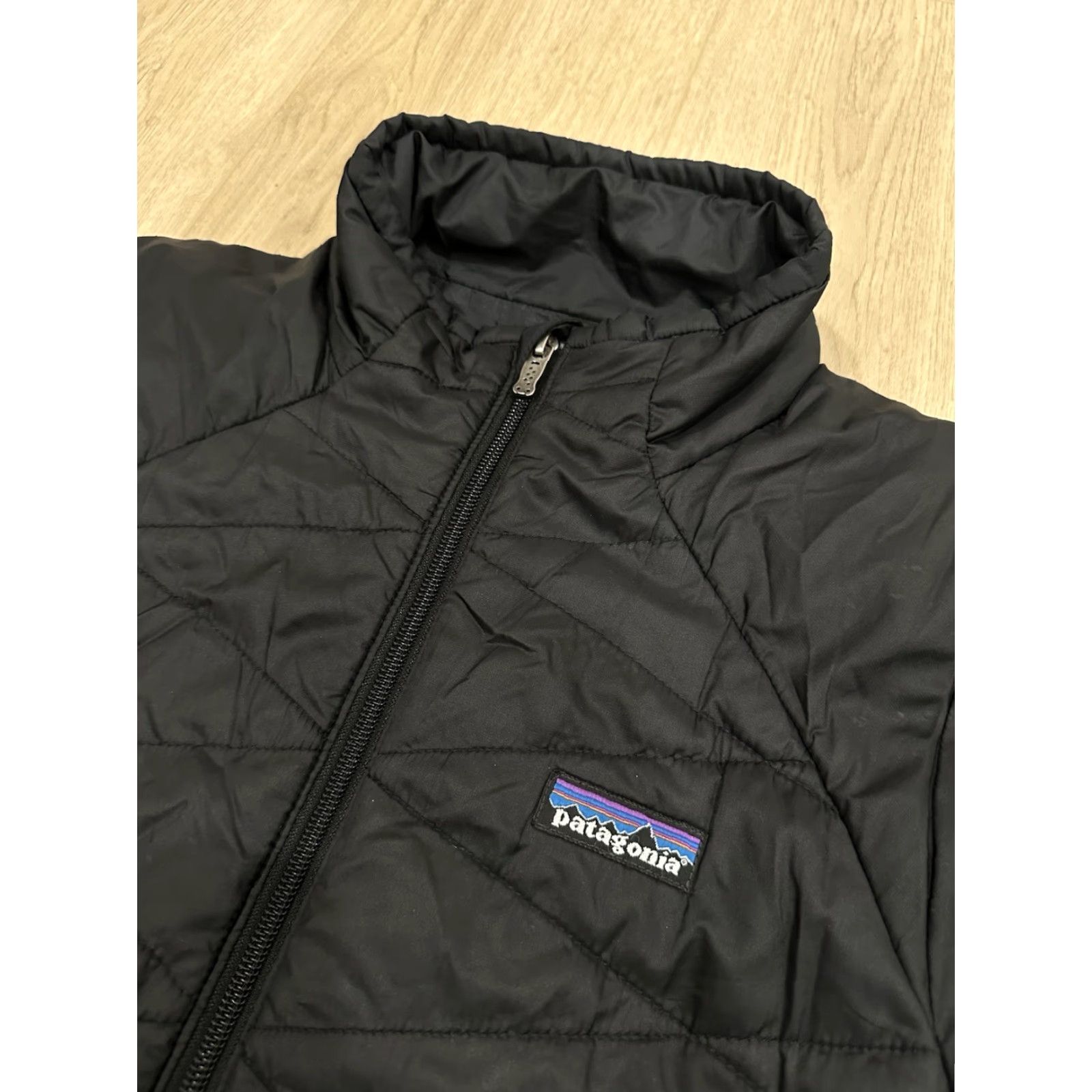 Patagonia Patagonia Women's Micro Puff Jacket Black M PrimaLoft Zip 500 DWR Short Solid Pattern Casual Winter Fall Spring Coat Size M / US 6-8 / IT 42-44 - 5 Thumbnail
