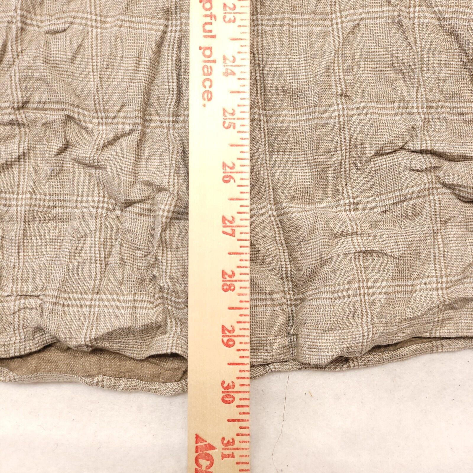 Cremieux Cremieux Classics Tartan Flannel Shirt Mens Size XL Beige Size US XL / EU 56 / 4 - 8 Thumbnail
