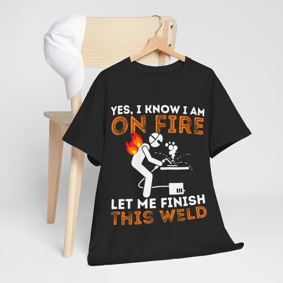 Other Yes I know I Am On Fire - Let me Finish This Weld T-Shirt L Size US L / EU 52-54 / 3 - 3 Thumbnail
