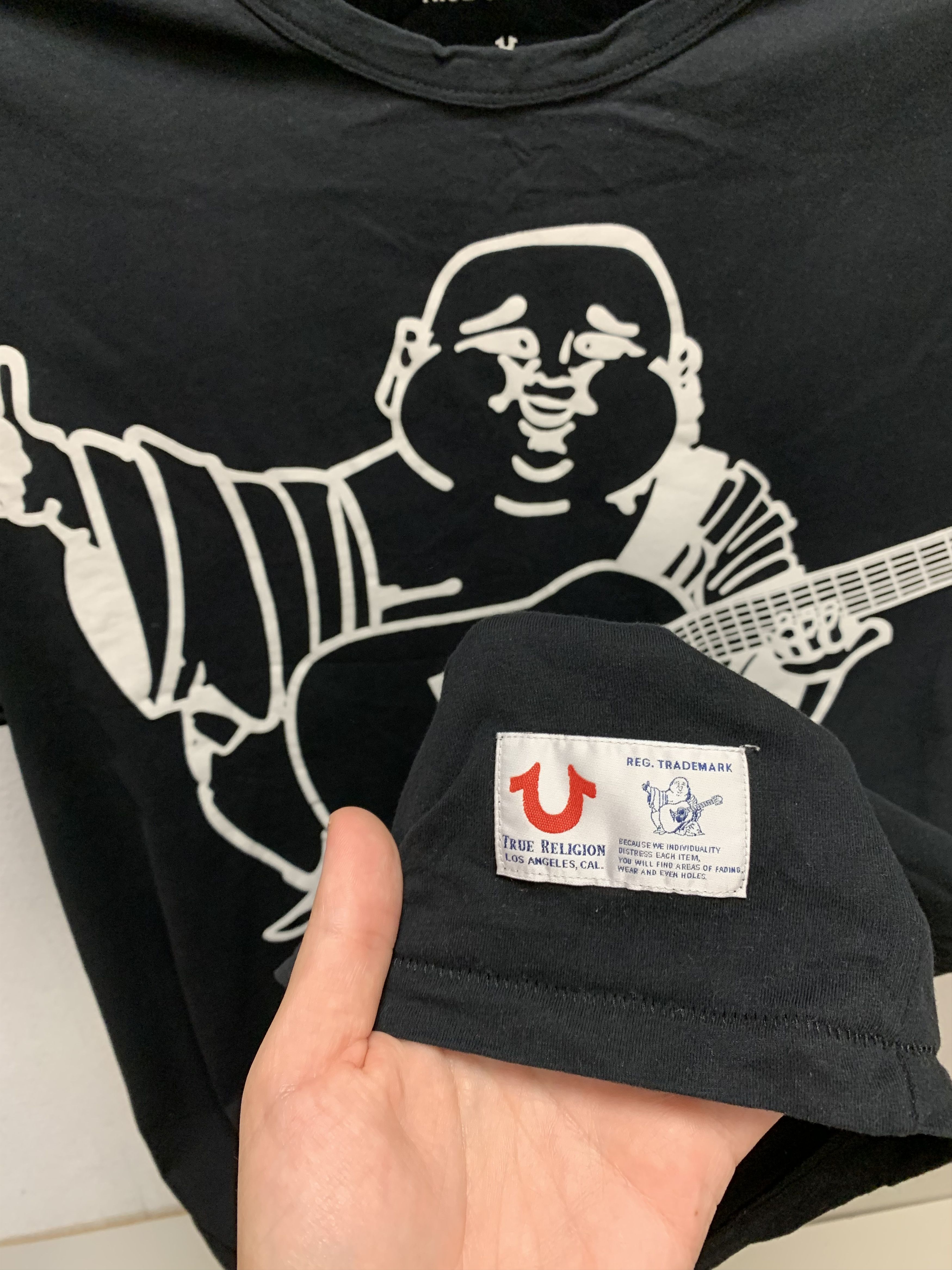 True Religion True religion Usa black t-shirt XXXL XXL big logo Size US XXL / EU 58 / 5 - 5 Thumbnail