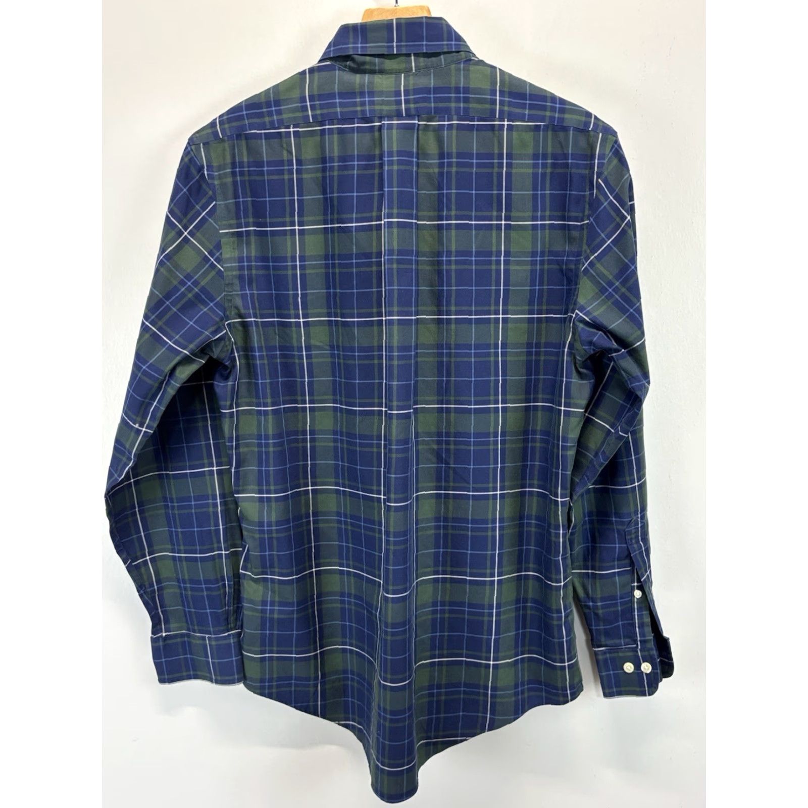 Brooks Brothers Brooks Brothers Shirt Mens M Blue Green Plaid Regent Fit Button-Down Preppy Size US M / EU 48-50 / 2 - 3 Thumbnail