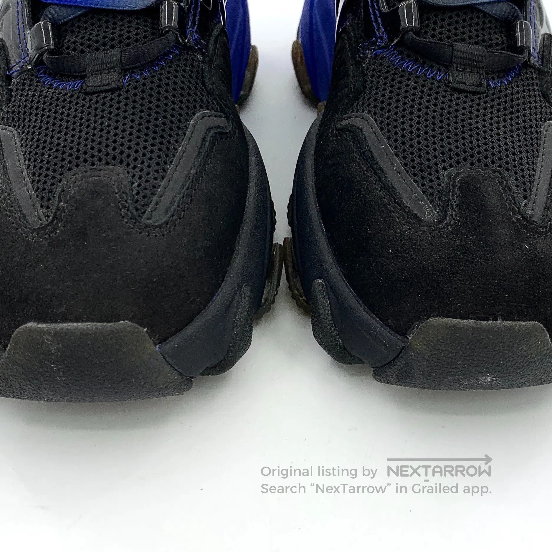 ASH Ash Blue and Black Contrast Color Laced Casual Flat Dad Sh Size US 5 / EU 37 - 8 Thumbnail