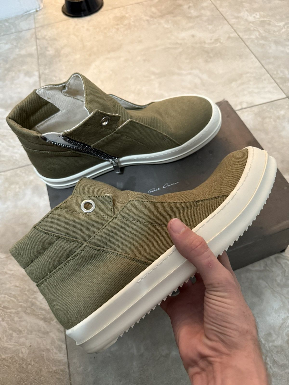 Island Dunk Rick Owen’s Mid Top