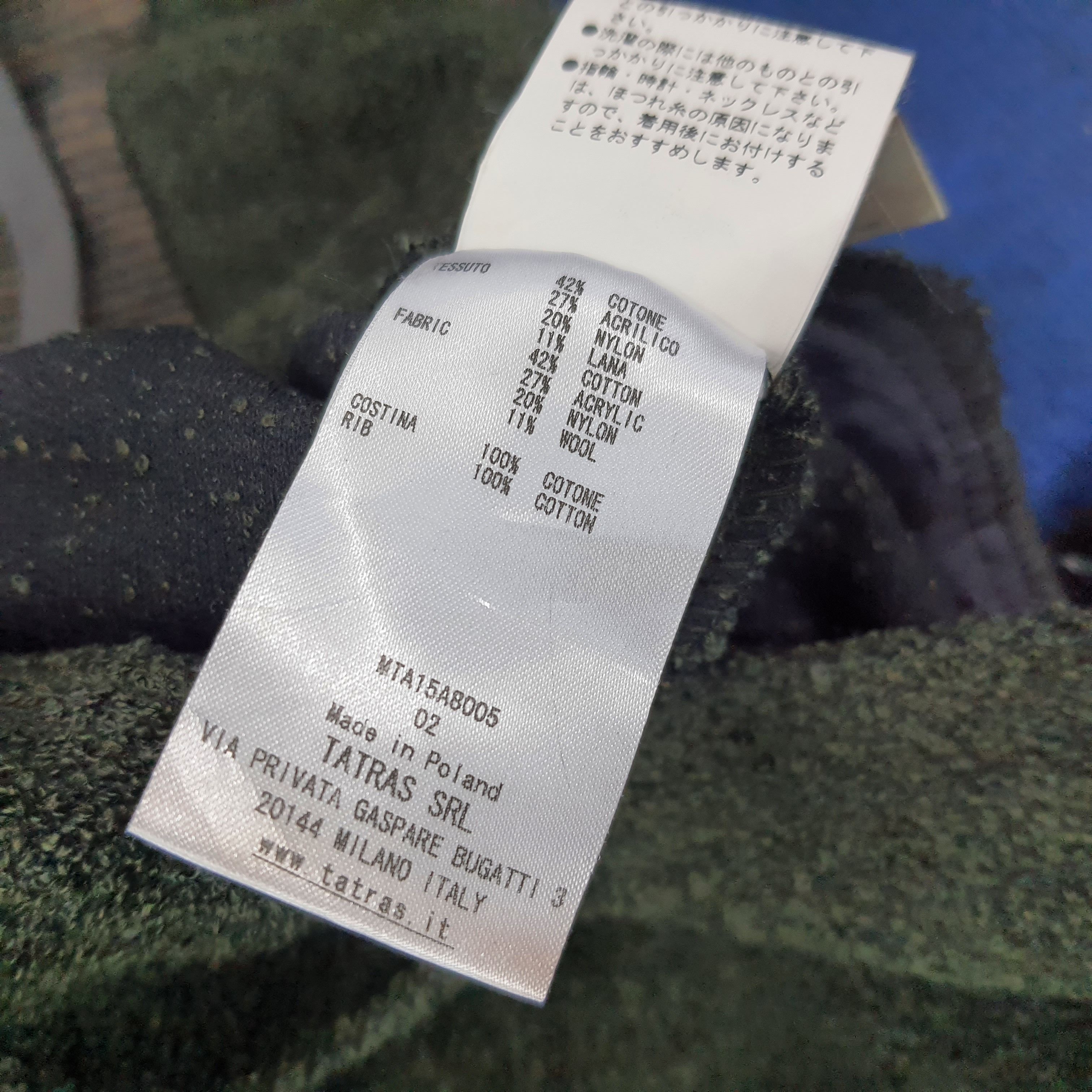 TATRAS × Vintage Vintage TATRAS Luxury Outerwear Zipper Hoodie C231N23 Size US XS / EU 42 / 0 - 10 Thumbnail