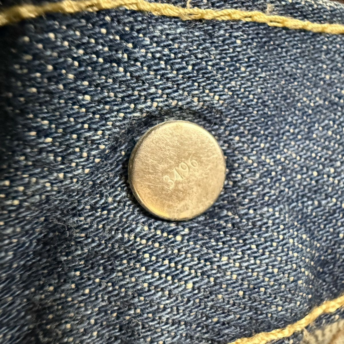 Beauty Beast 🔥 Levis 502 Distressed Mud Denim Size US 33 - 11 Thumbnail