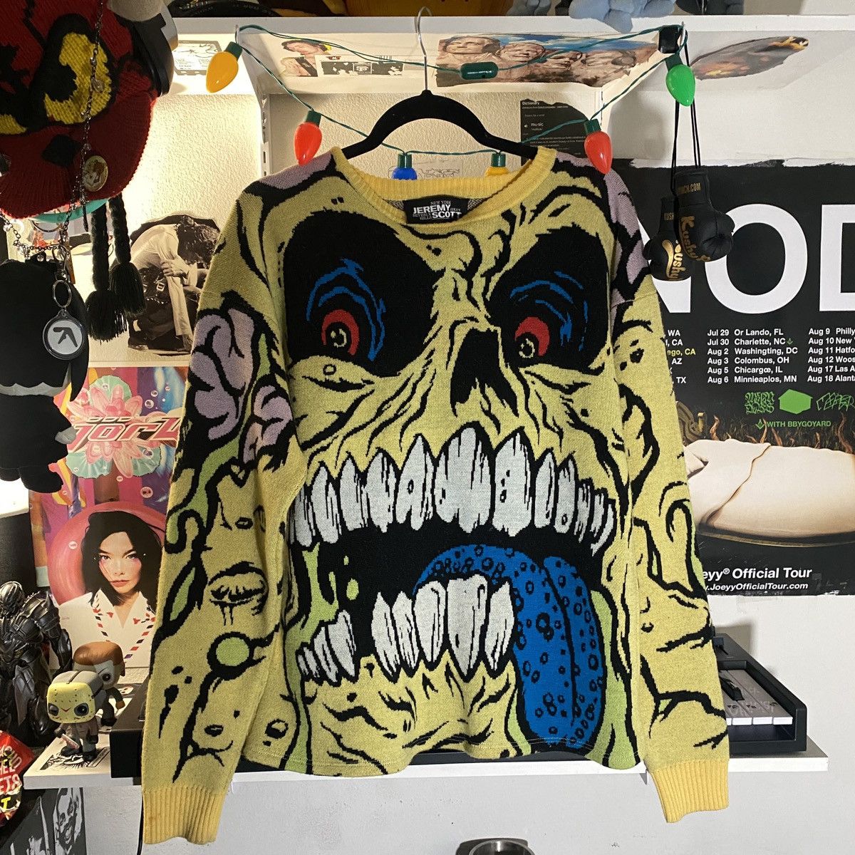 Jeremy Scott Jeremy Scott “Madball” Knit Sweatshirt | Grailed