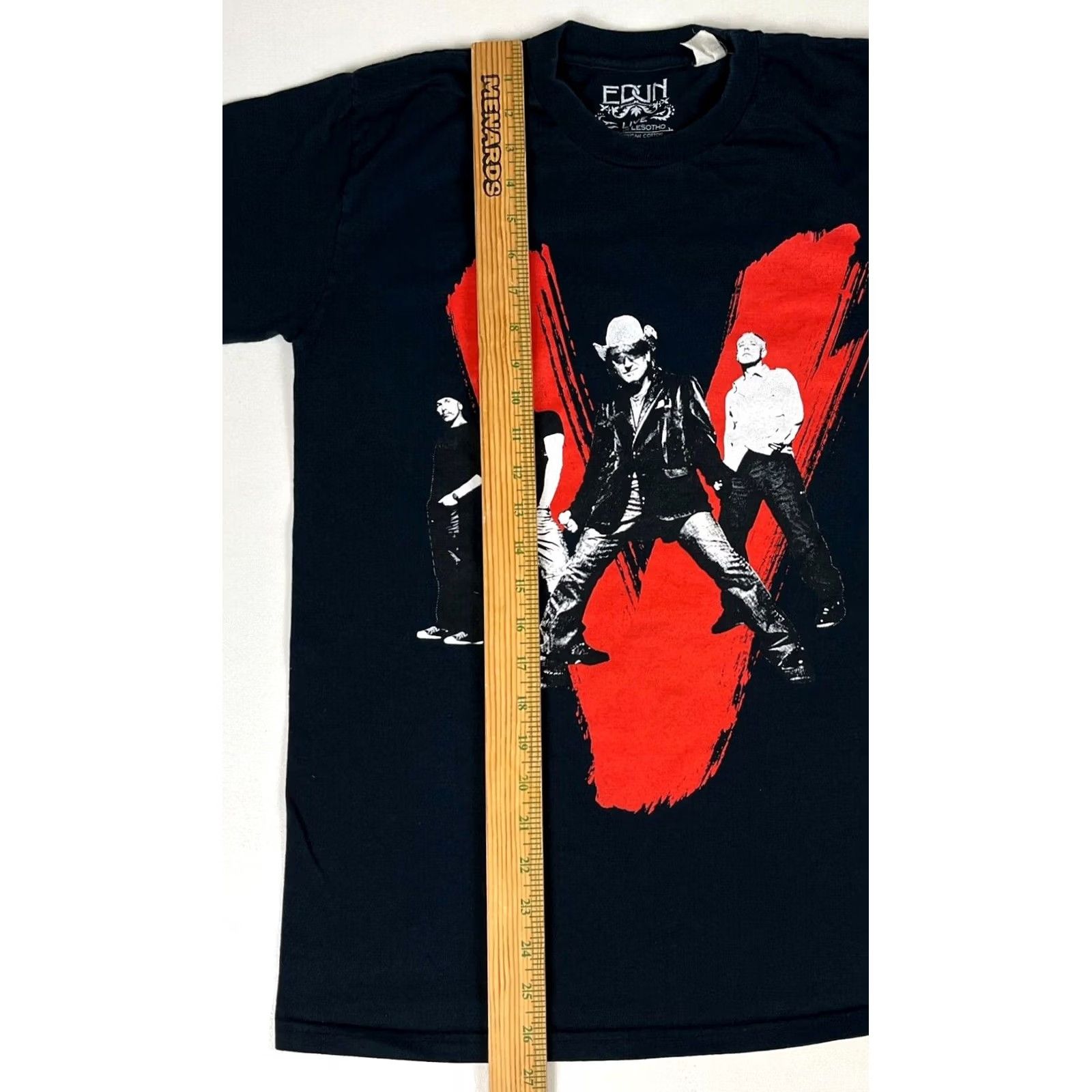 Vintage VINTAGE U2 Vertigo Tour 2005 T-Shirt Edun Double-Sided Sz M Size US M / EU 48-50 / 2 - 7 Thumbnail