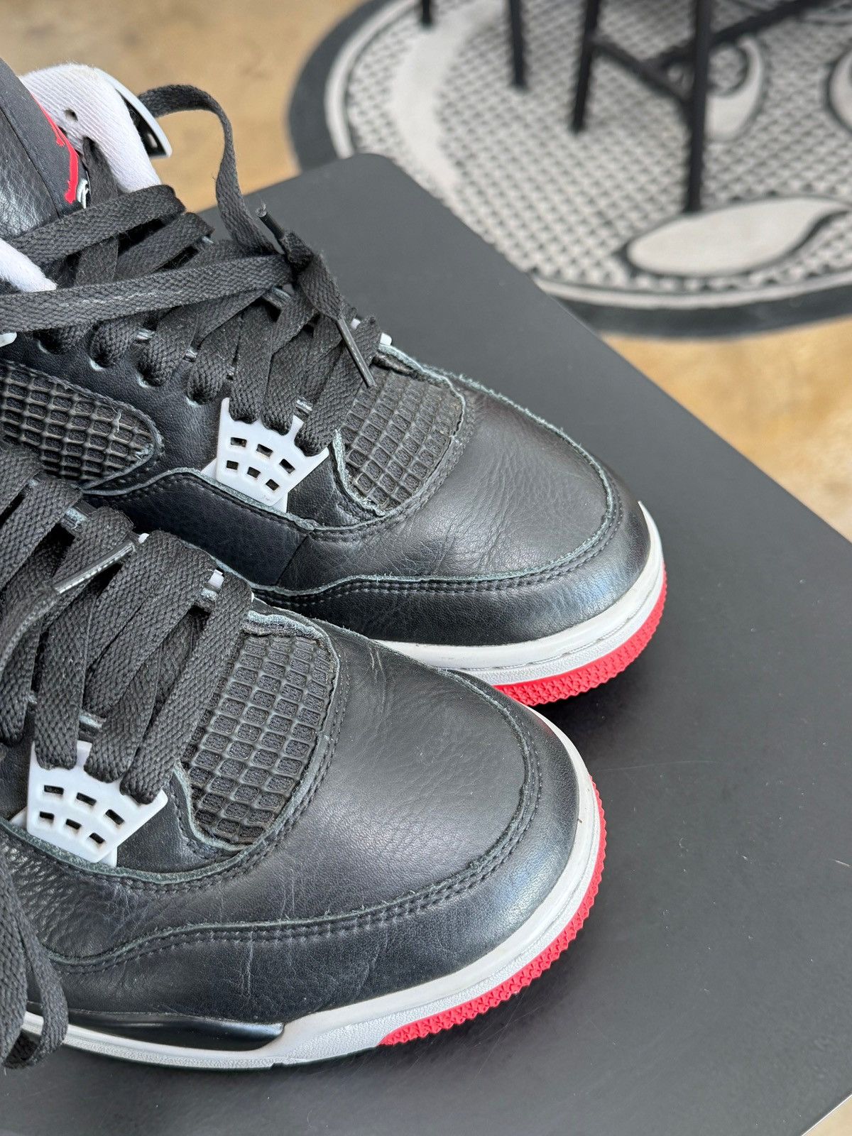 Jordan Brand Air Jordan 4 Bred Reimagined Size 9 (2024) Size US 9 / EU 42 - 8 Thumbnail