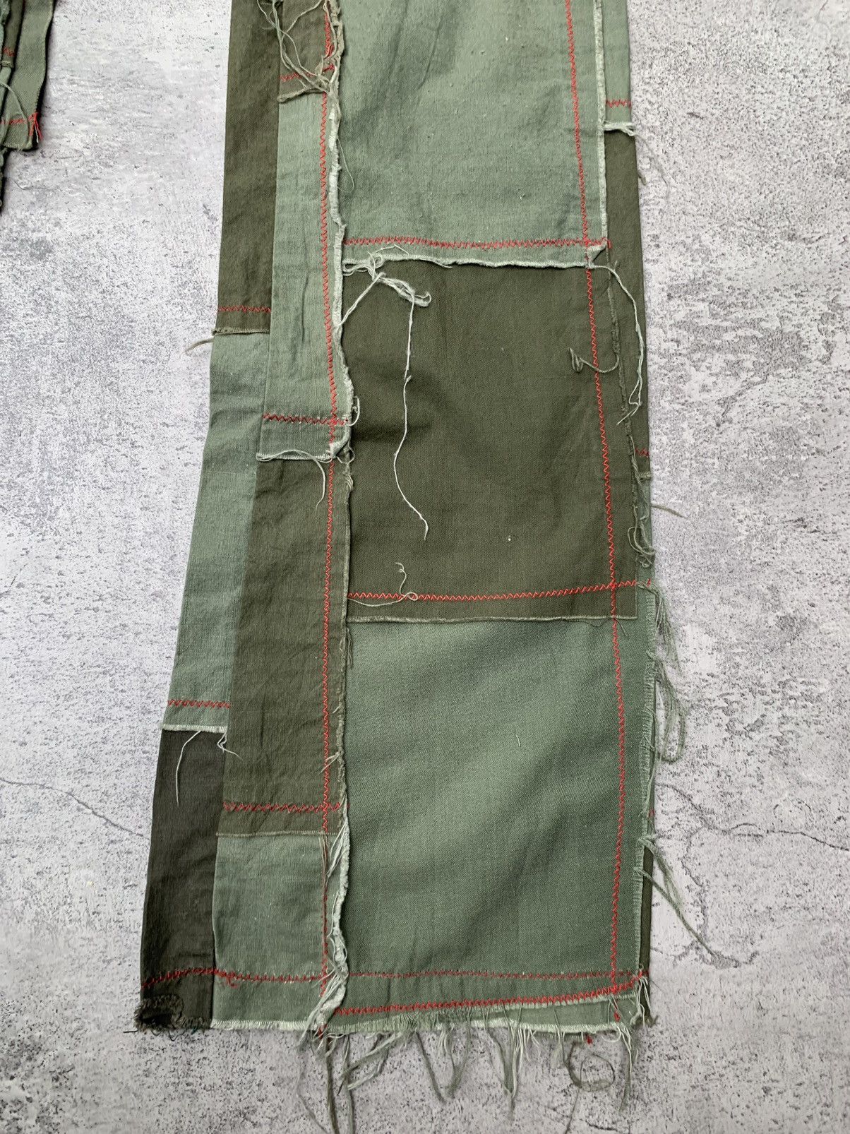 Japanese Brand KILLIWATCH patchwork flared pants Size US 26 / EU 42 - 2 Thumbnail