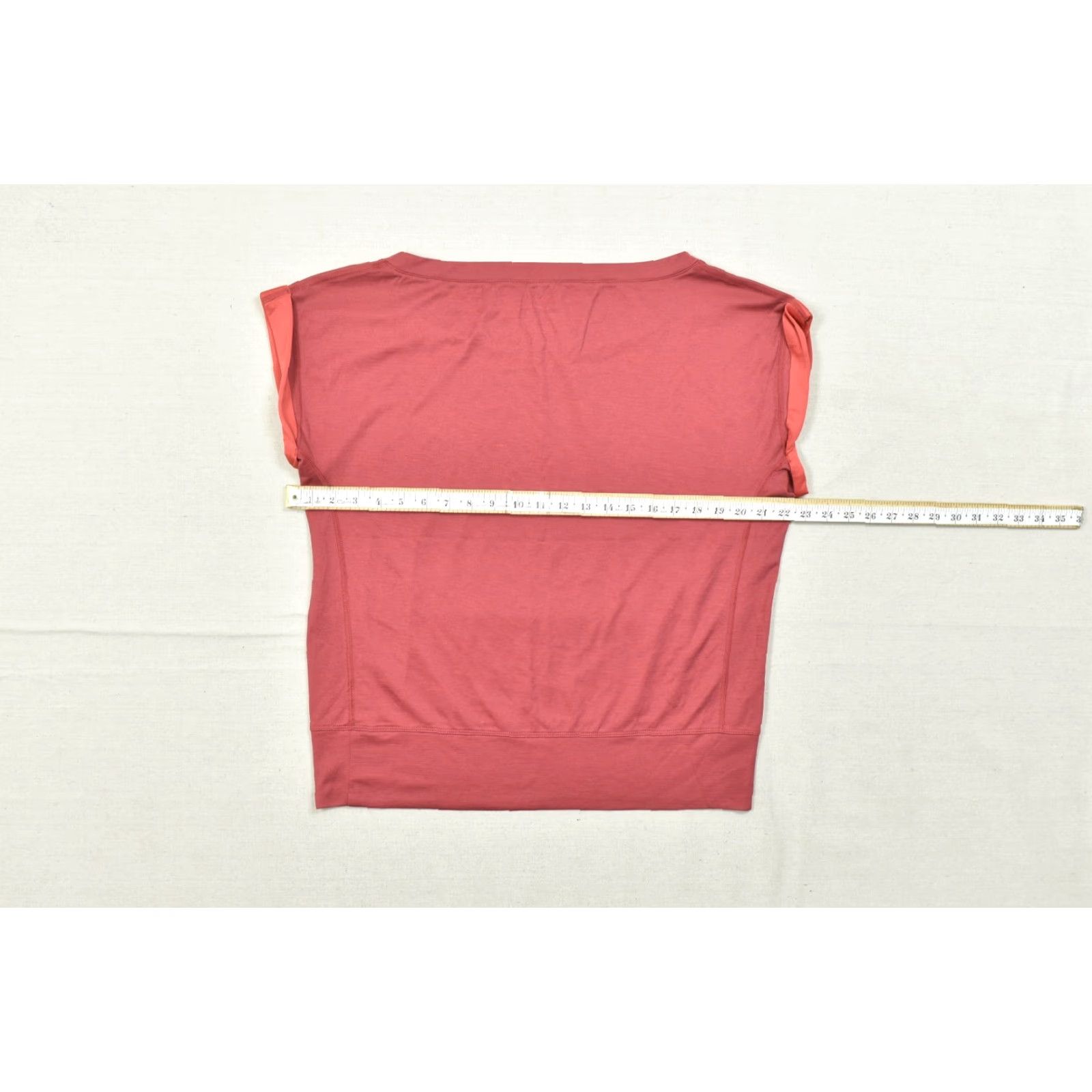 Nike Nike Dri-Fit Wool Women's Size L Large Short Sleeve Red Athletic Training Shirt Size L / US 10 / IT 46 - 3 Thumbnail
