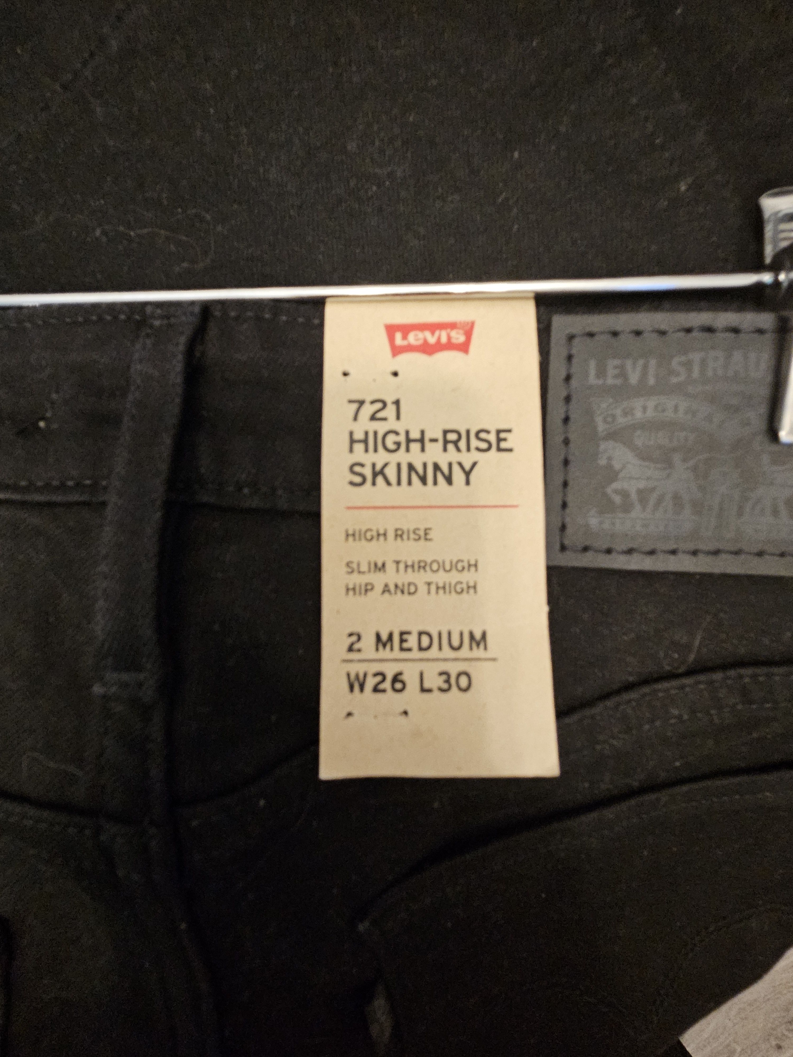 Levi's Levi's High-rise Skinny 721 Size 26" / US 2 / IT 38 - 4 Thumbnail