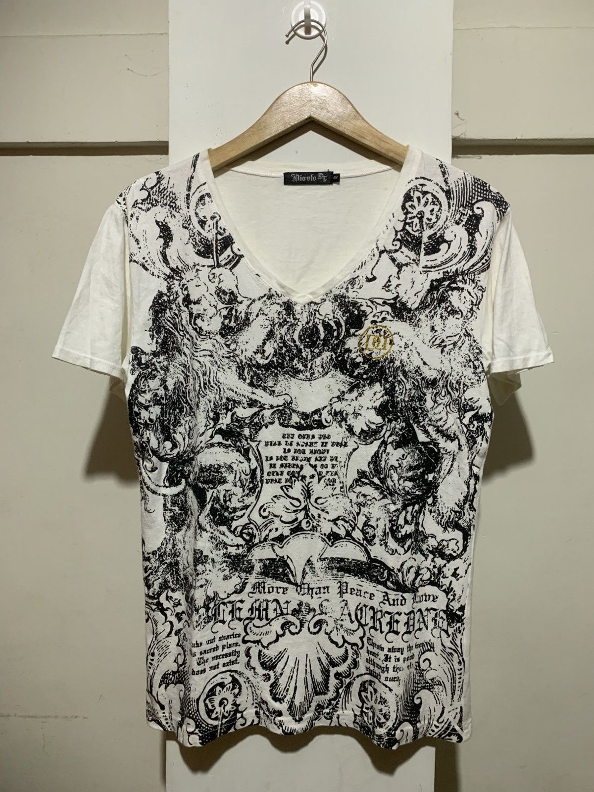 Le Grande Bleu (L.G.B.) Bedrock x L.G.B white t-shirt