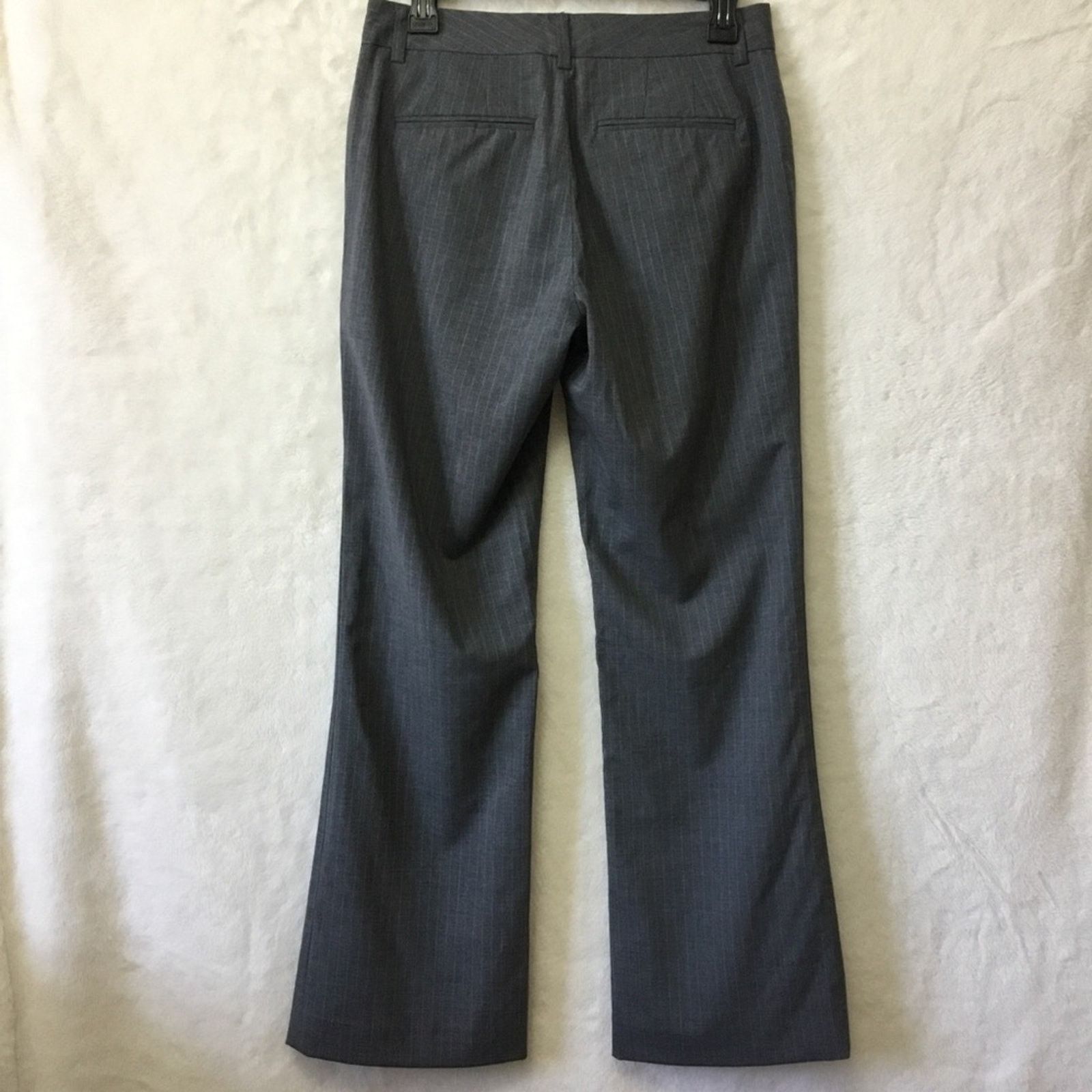 Banana Republic Banana Republic Gray Stripe Stretch Pants Size 27" / US 4 / IT 40 - 3 Thumbnail