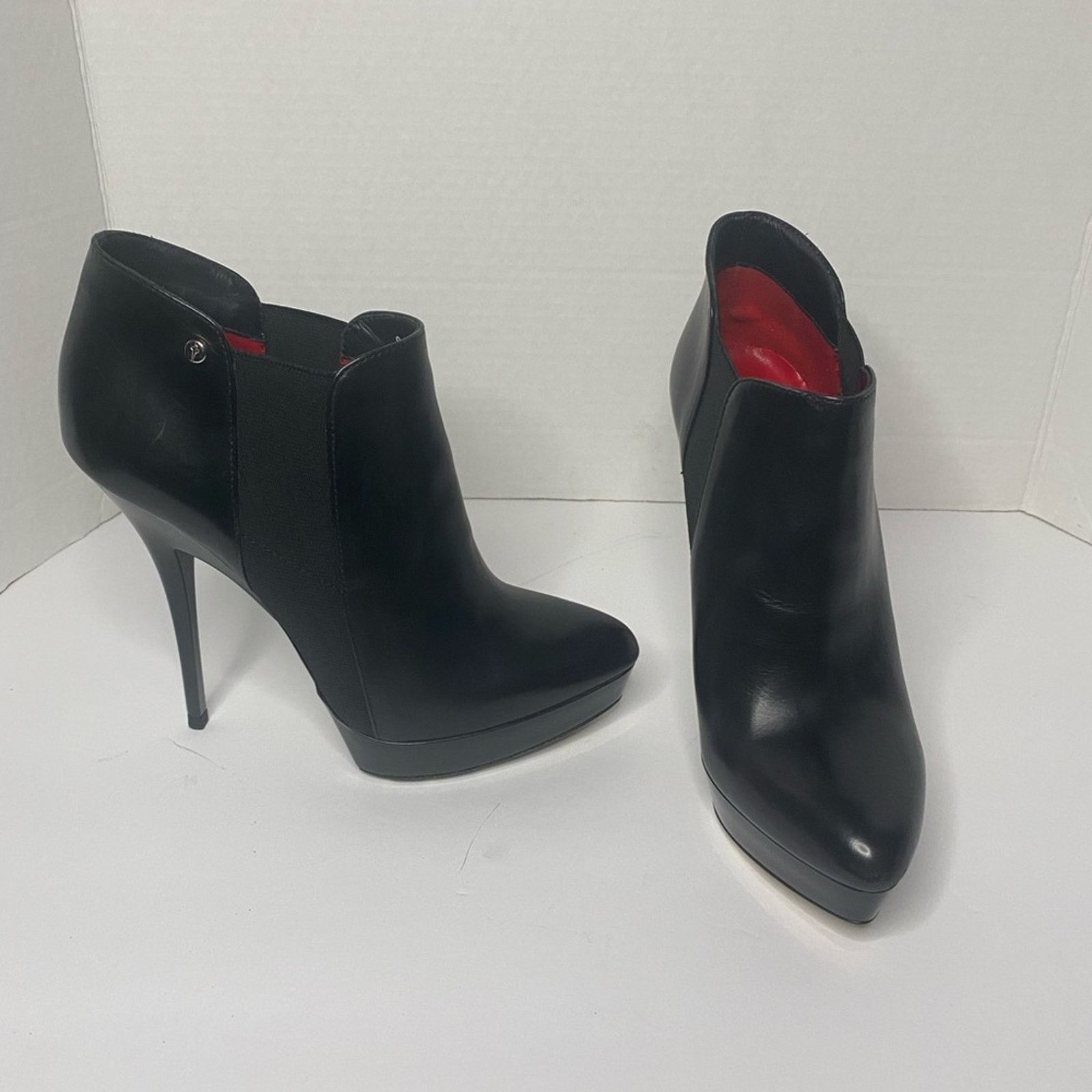 Paciotti Cesare Paciotti black ankle boot w/ elastic side & platform Size US 6 / IT 36 - 3 Thumbnail