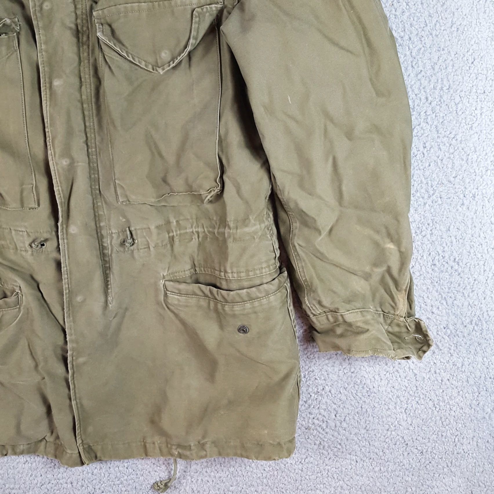 Vintage VINTAGE US Army M-1951 Field Jacket Military Vietnam Men's Small Green BDU Coat 90s Military Retro Size US S / EU 44-46 / 1 - 3 Thumbnail