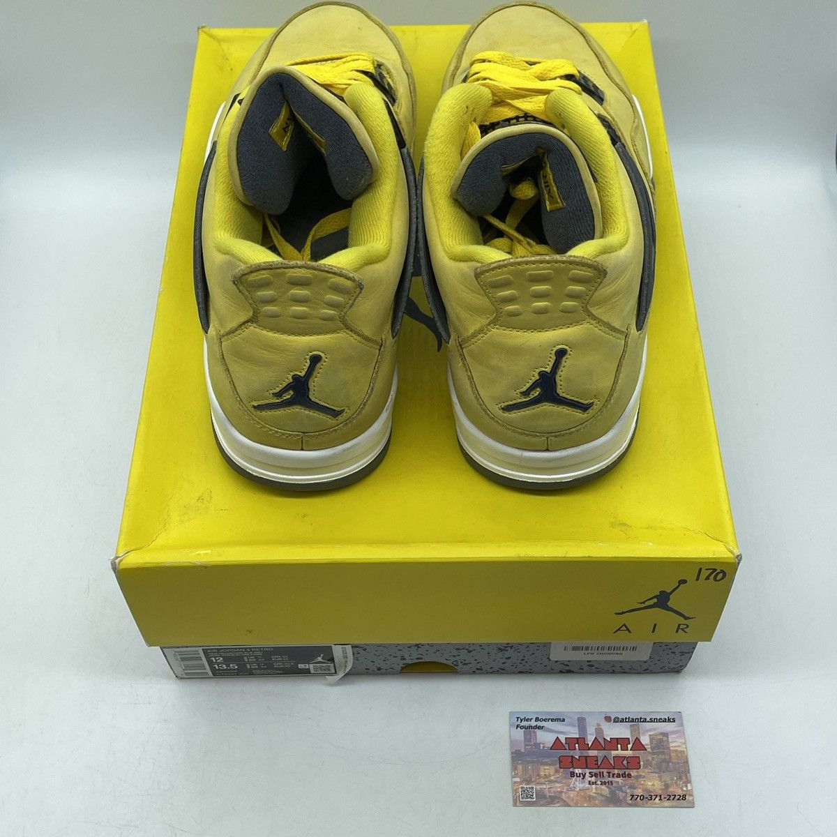 Jordan Brand Air Jordan 4 lightning Size US 12 / EU 45 - 6 Thumbnail