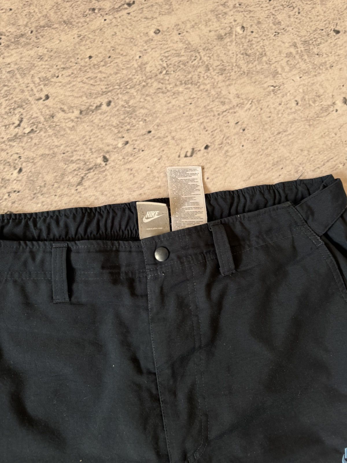 Nike × Vintage NIKE AIR MAX NYLON VINTAGE Y2K BAGGY FIT PANTS SWEATPANTS Size US 34 / EU 50 - 6 Thumbnail