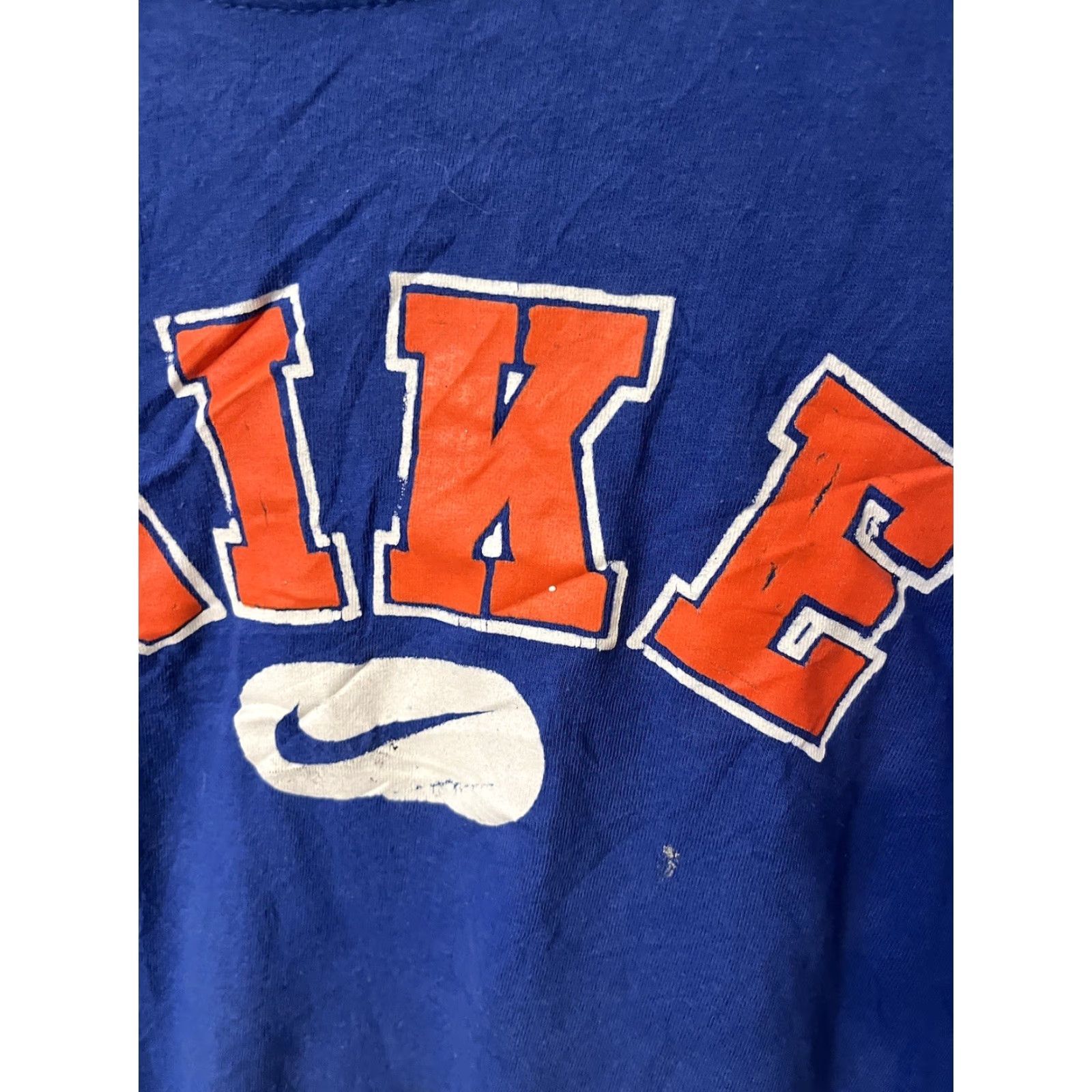 Nike Nike Tee Shirt Nike Dri-Fit Logo Crew Neck Short Sleeve M Blue Mens T-Shirt Size US M / EU 48-50 / 2 - 2 Thumbnail
