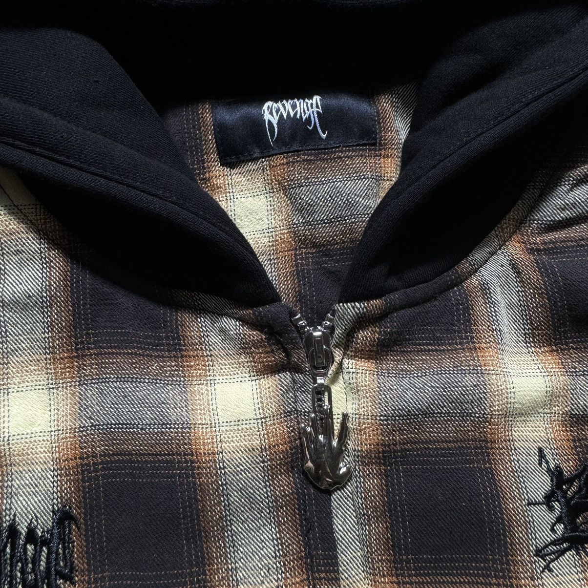 Revenge REVENGE XXXTENTACION “ BAD “ FLANNEL HOODIE OFFICIAL MERCH Size US S / EU 44-46 / 1 - 3 Thumbnail