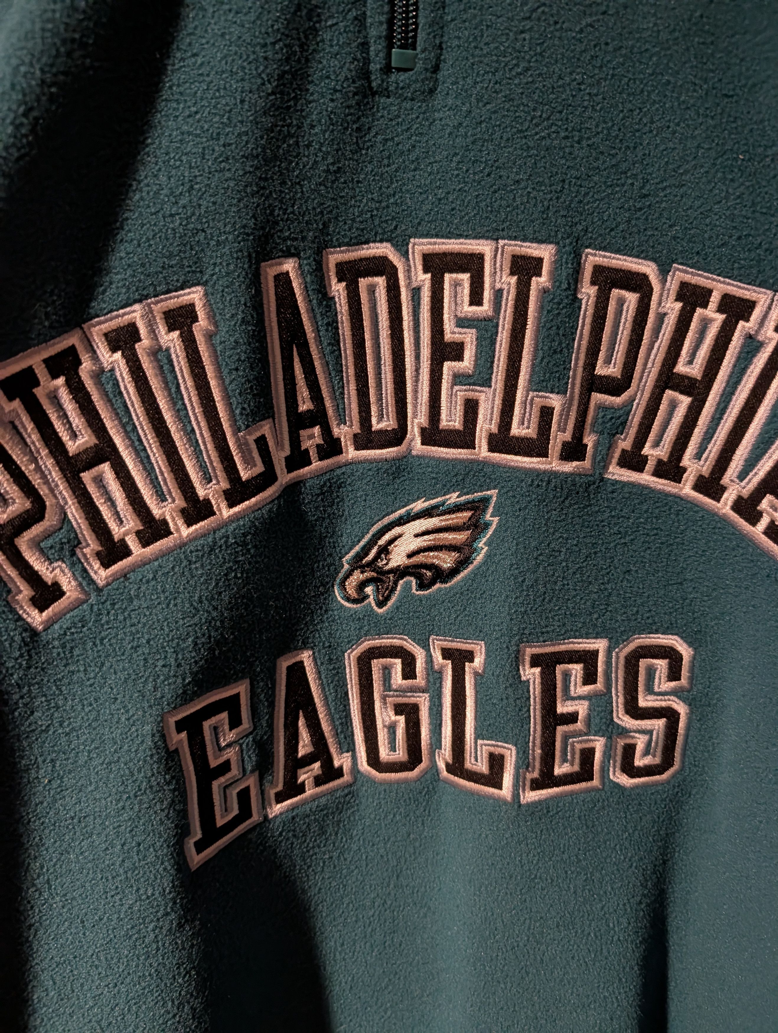 NFL NWT Reebok Philadelphia Eagles NFL Quarter Zip Fleece Jacket Size US XXL / EU 58 / 5 - 2 Thumbnail