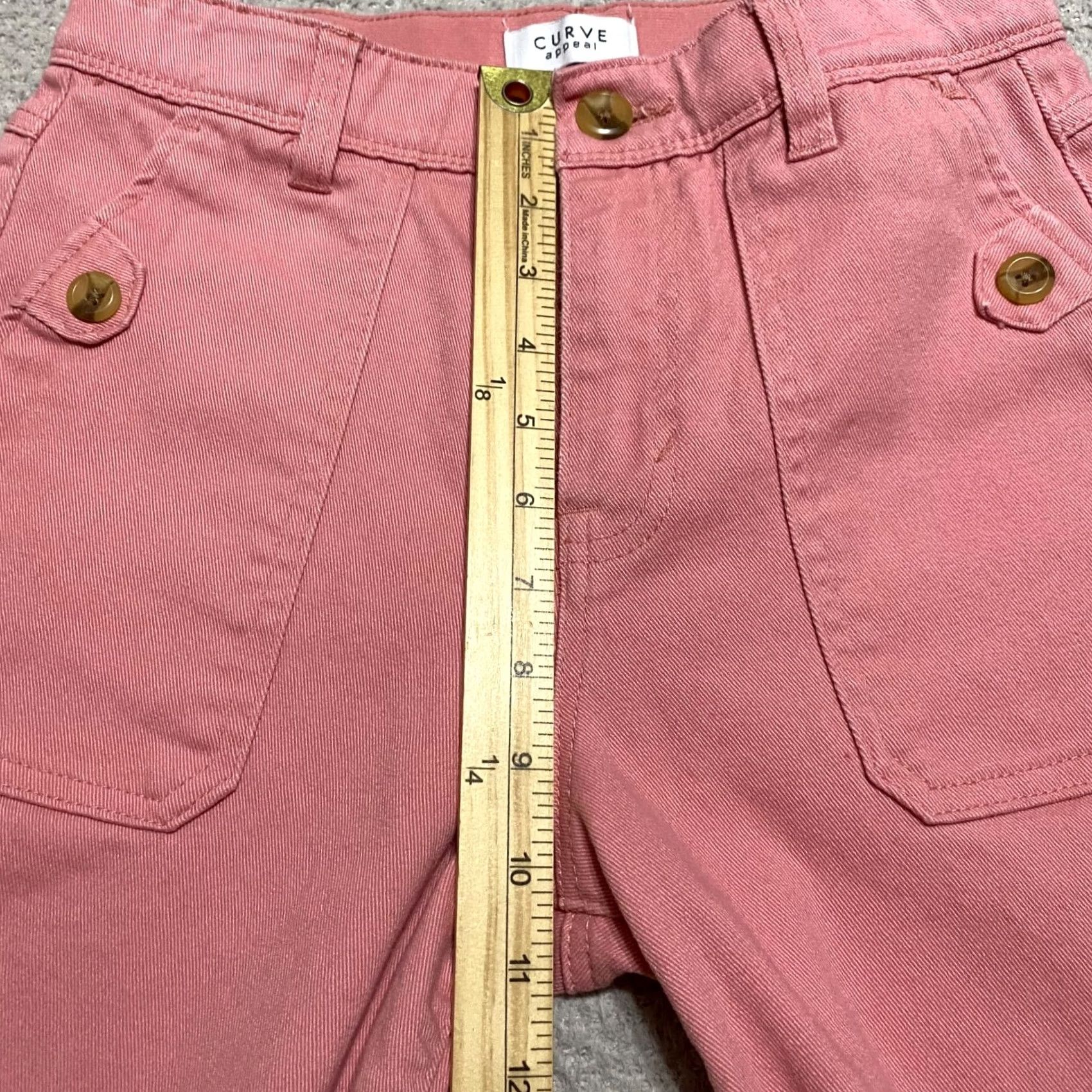 Vintage Curve Appeal Womens Jeans Pink High Rise Wide Leg Medium Wash sz 2 Size 26" / US 2 / IT 38 - 7 Thumbnail