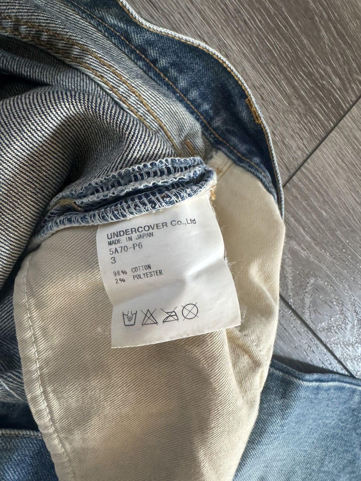 Japanese Brand × Undercover Underdover Hearts Denim AW05 Size US 30 / EU 46 - 6 Thumbnail