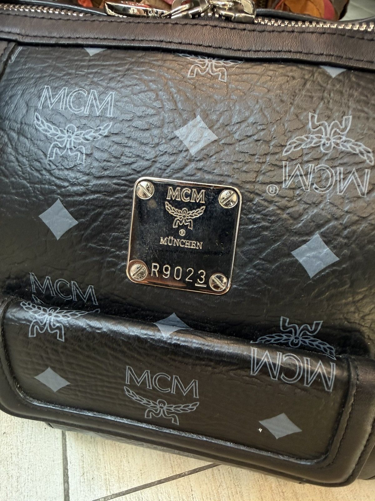 MCM MCM Logo Monogram Handbag Size ONE SIZE - 17 Thumbnail