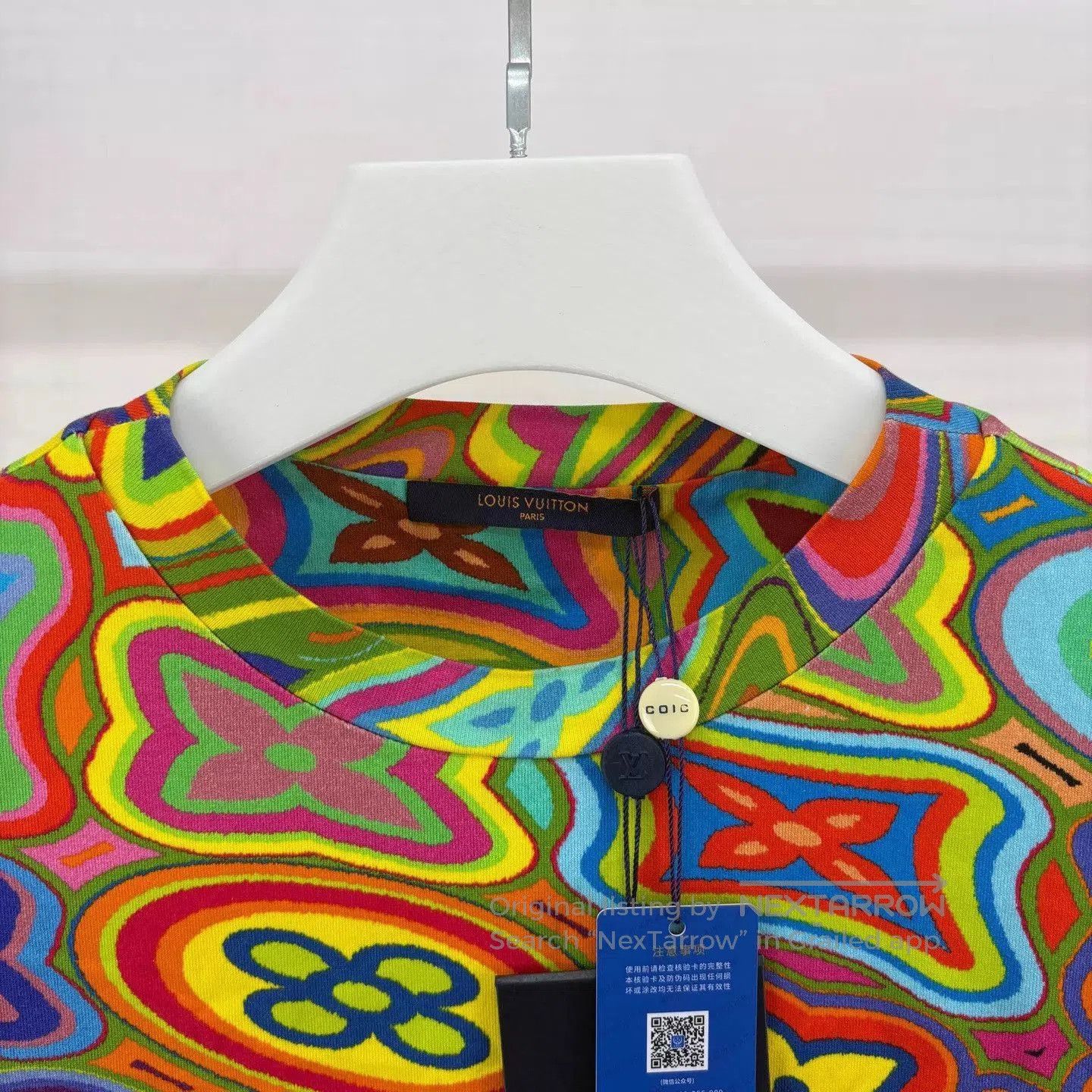Louis Vuitton Multi Color Abstract Pattern Short Sleeve Shirt. Size US M / EU 48-50 / 2 - 3 Thumbnail