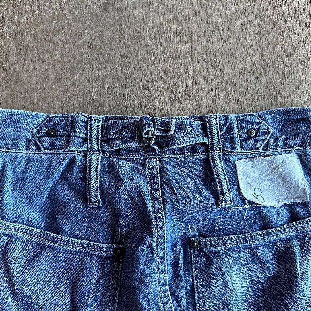 Japanese Brand Vintage JOHNBULL Jeans Cinch Back Denim Hidden Rivet Pants Size US 27 - 15 Thumbnail