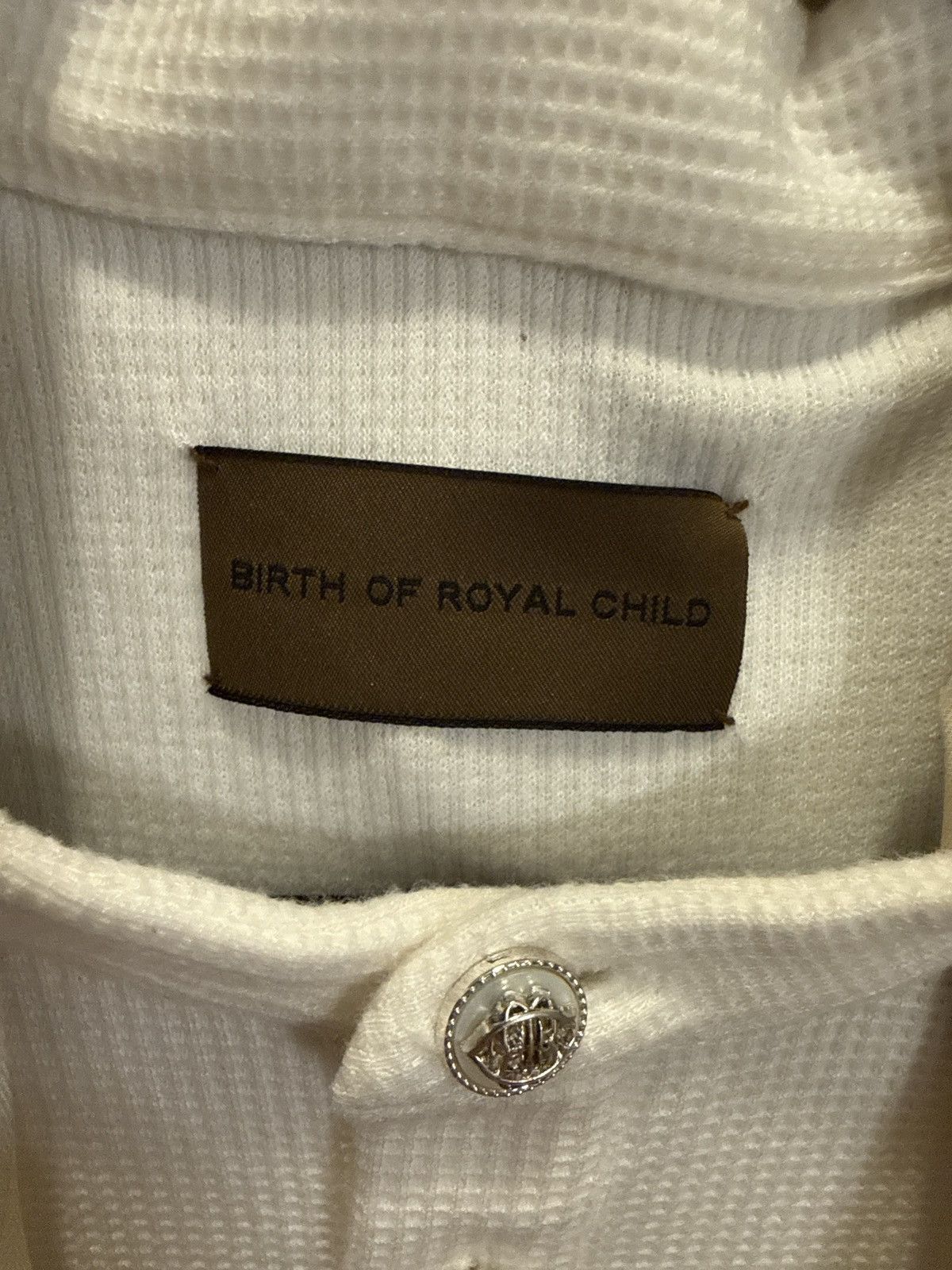 Birth of Royal Child BORC TWILIGHT COLLAR POLO IN WHT Size US L / EU 52-54 / 3 - 5 Thumbnail