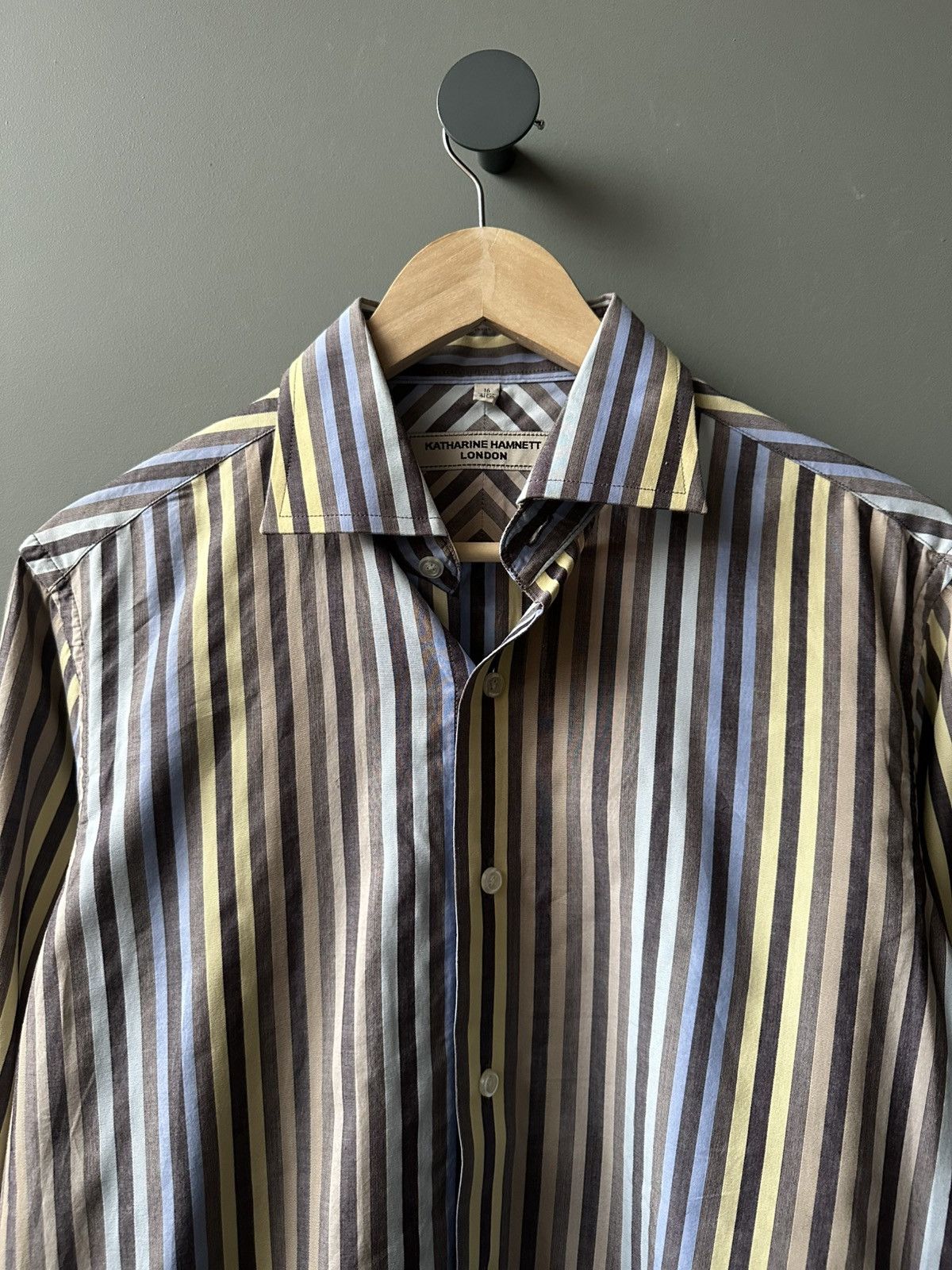 Katharine Hamnett London Katharine Hamnett London Striped Shirt Size US M / EU 48-50 / 2 - 2 Thumbnail