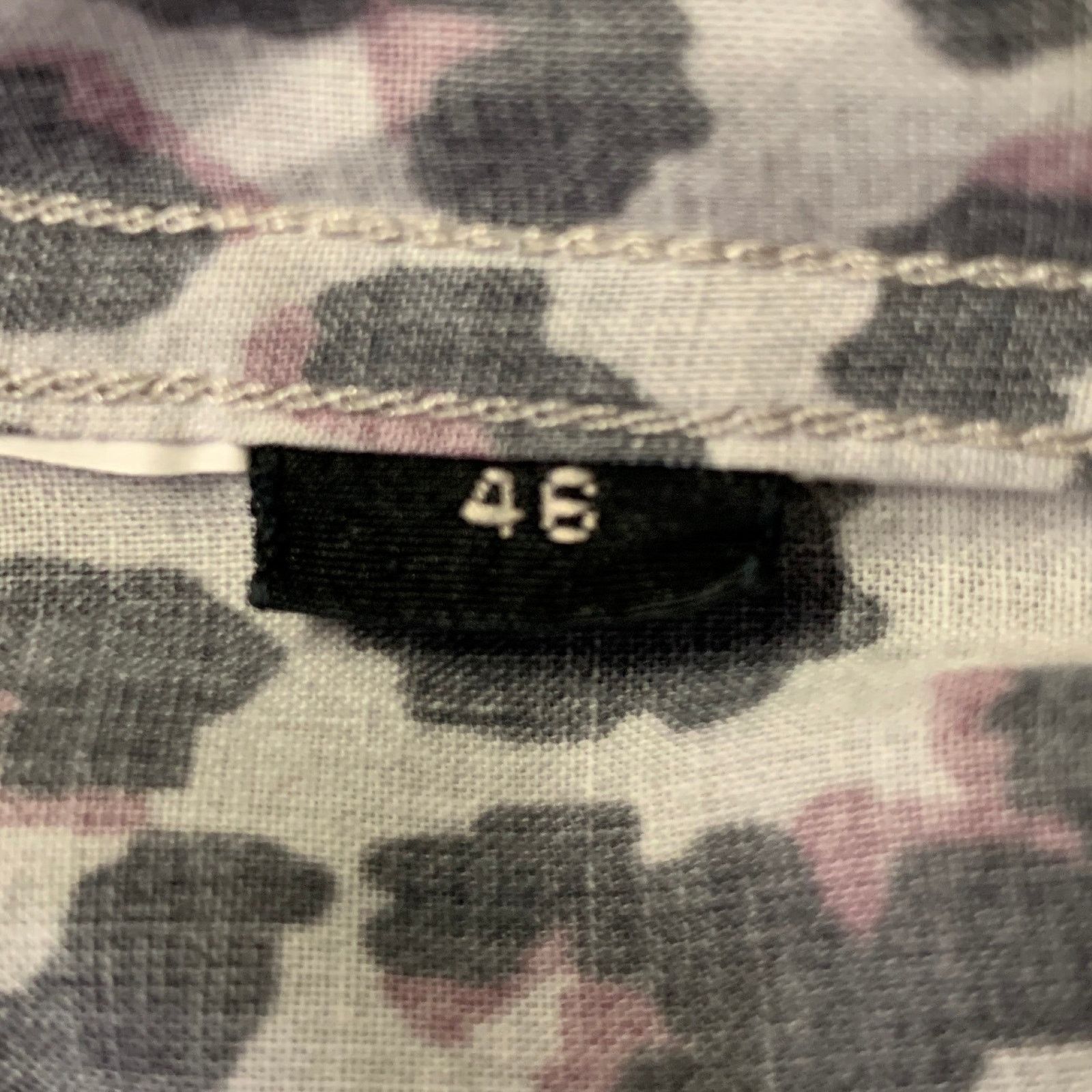 Marc Jacobs MARC JACOBS Grey Black Purple Animal Print Short Sleeve Size US XS / EU 42 / 0 - 7 Thumbnail