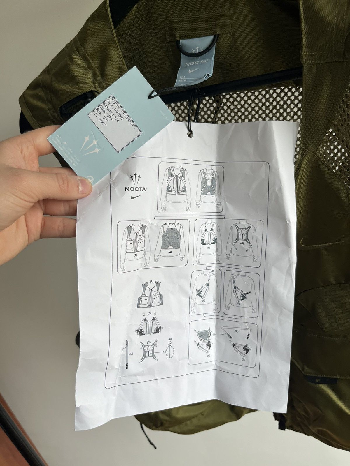 NOCTA × Nike Brand new rare Nike x Nocta AW24 opal 4 in 1 tactical vest Size US M / EU 48-50 / 2 - 5 Thumbnail