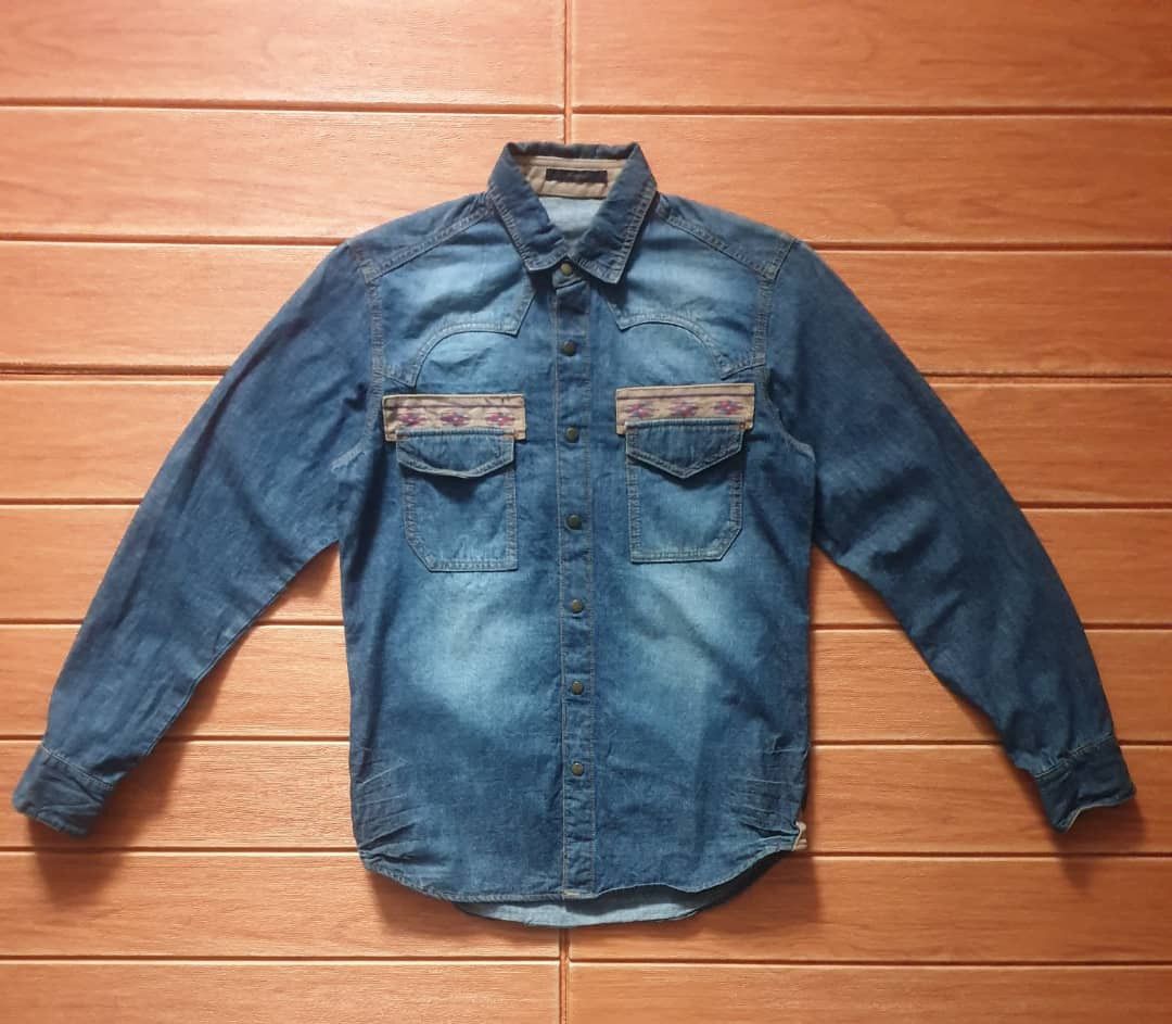 Japanese Brand 💥Simplicite Najavo Japanese style western shirt Size US M / EU 48-50 / 2 - 1 Thumbnail