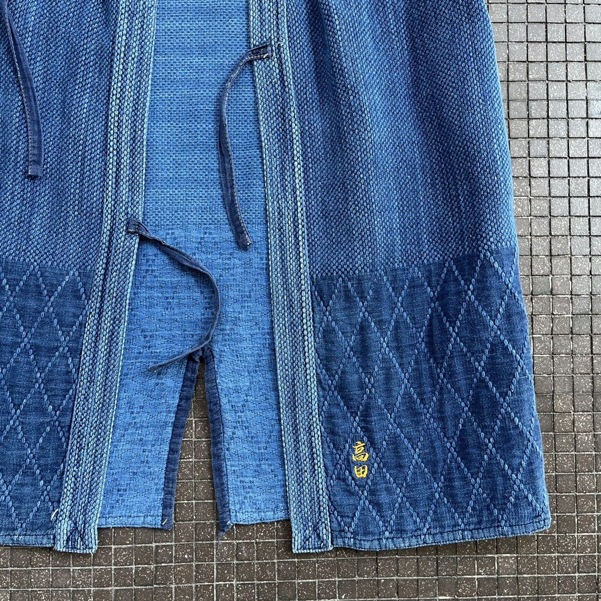 Indigo Vintage Japanese Sashiko Indigo Kendo Jacket Distressed Size US L / EU 52-54 / 3 - 2 Thumbnail