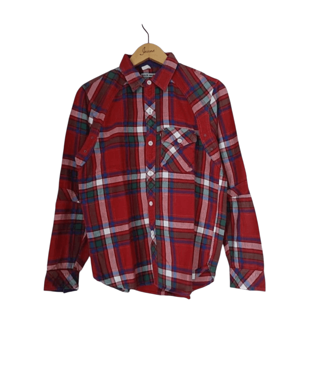 Japanese Brand Gaijin made crazy silhouette flannel shirt Size US M / EU 48-50 / 2 - 1 Thumbnail