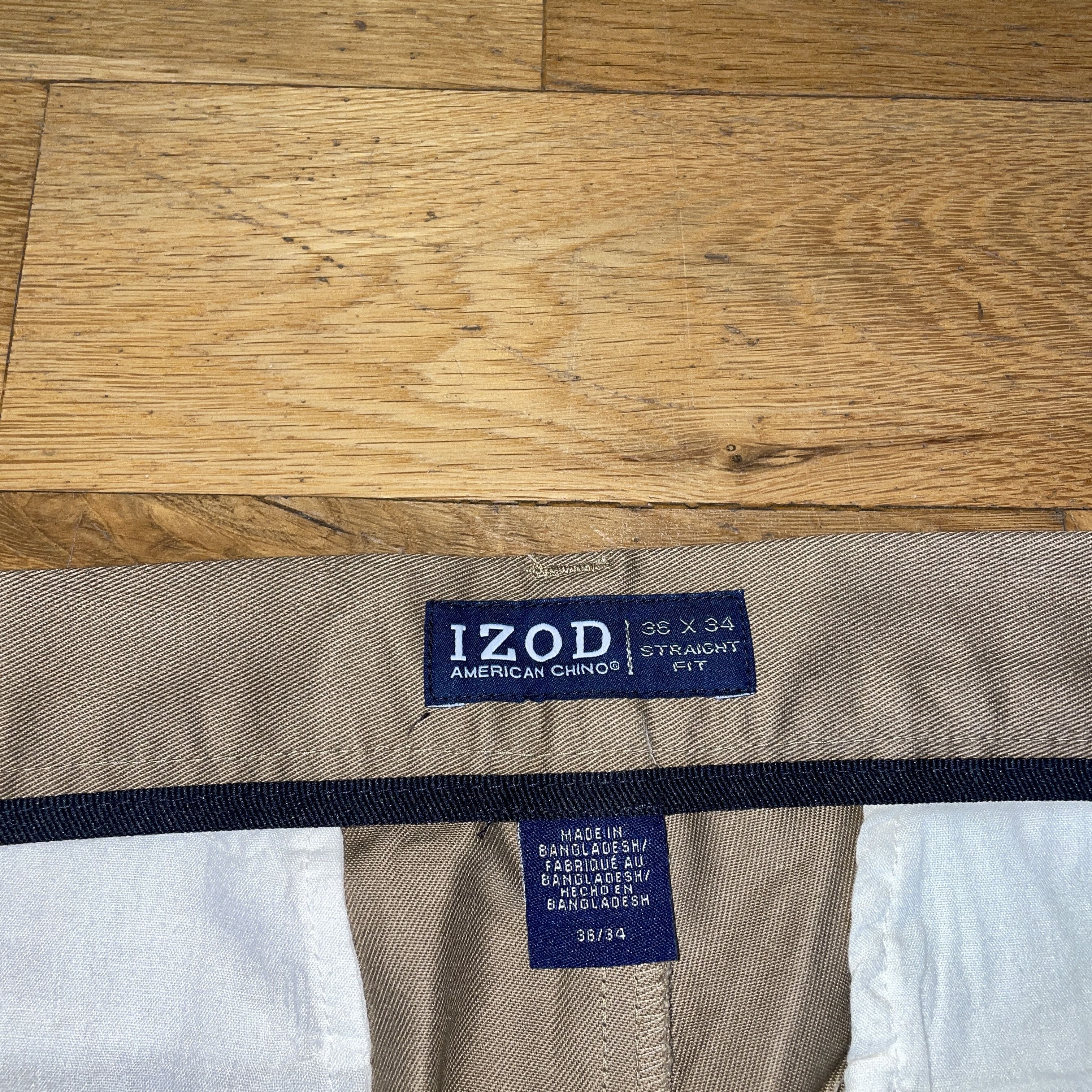 Izod Izod Men's Fashion Chinos Pants Straight Fit W 36 L 34 Size US 36 / EU 52 - 3 Thumbnail