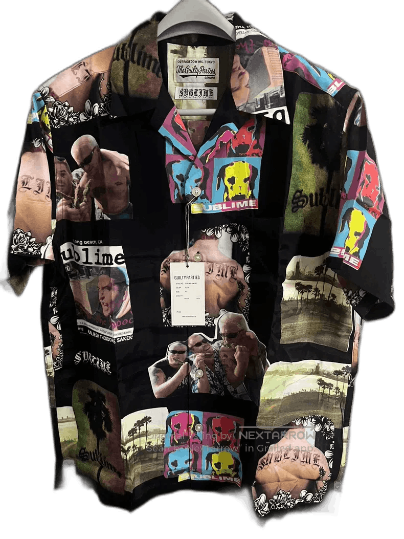 Wacko Maria WACKO MARIA SUBLIME Collage Print Aloha Shirt Size US M / EU 48-50 / 2 - 1 Thumbnail