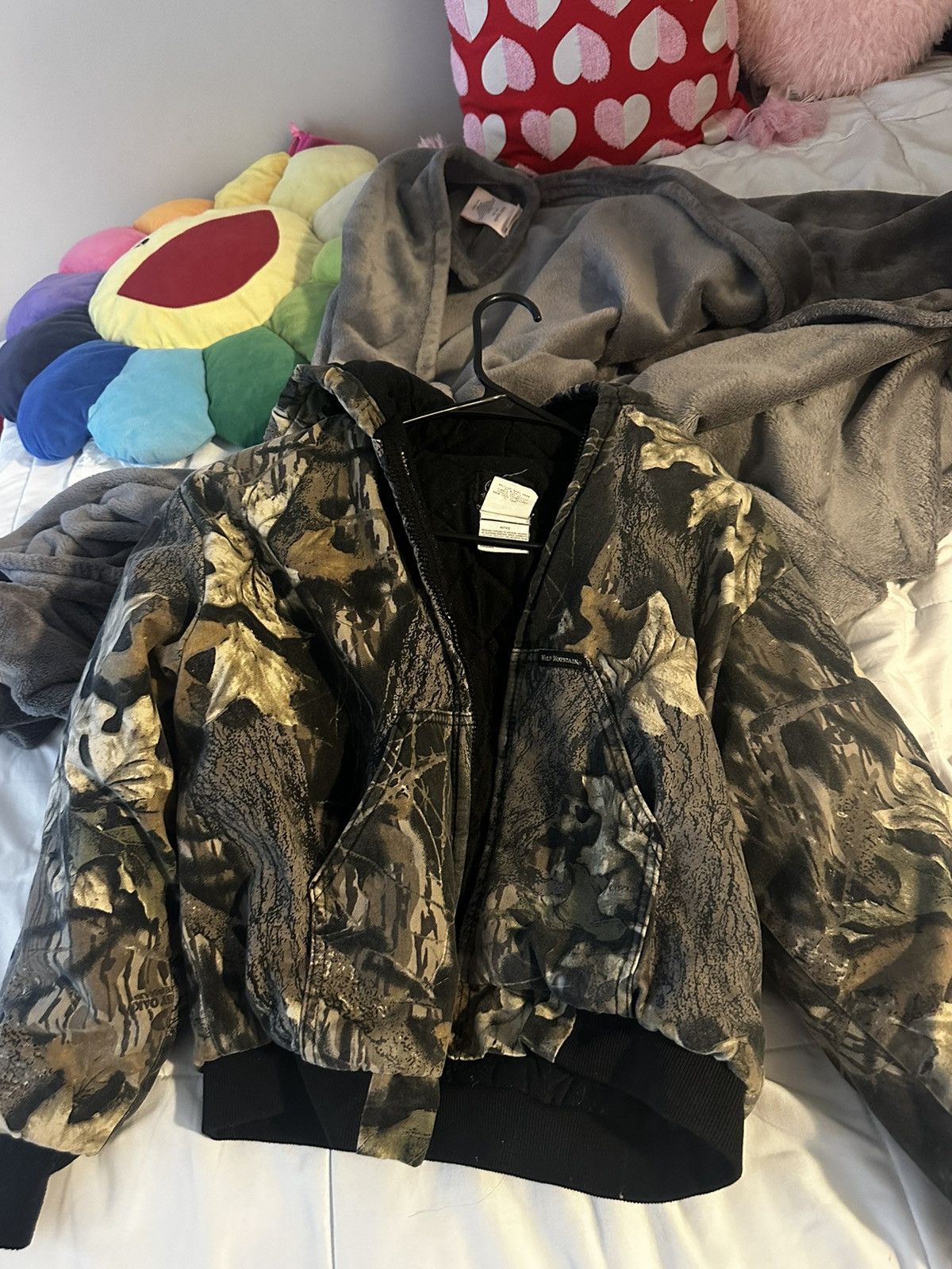 image of Vintage Camo Coat, Women's (Size Large)