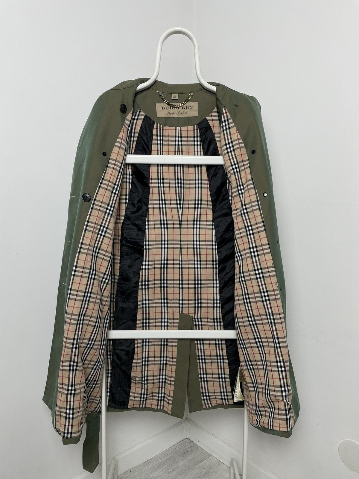 Burberry Burberry London England Trench Coat nova check UK 6 Women’s Size XS / US 0-2 / IT 36-38 - 8 Thumbnail