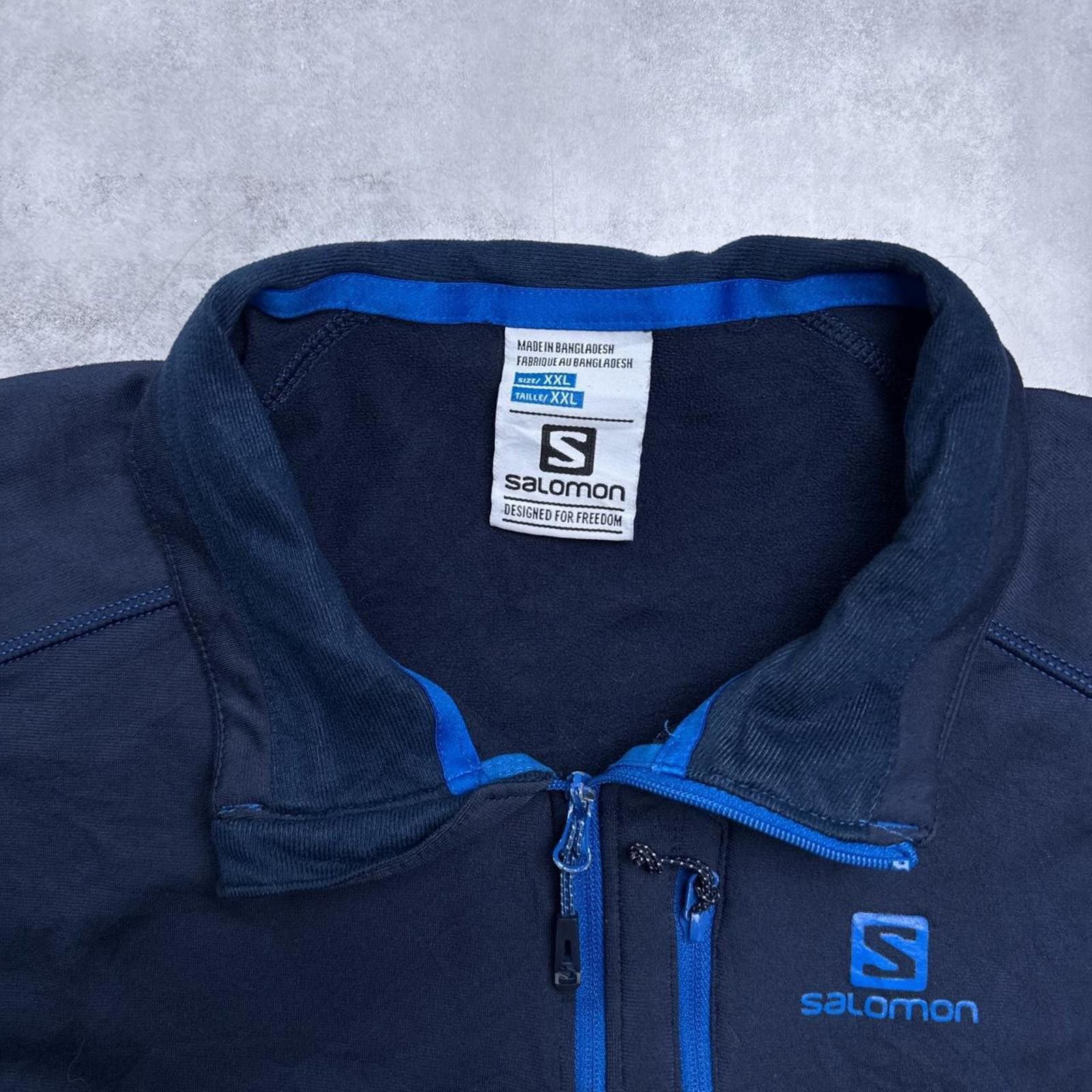 Salomon Y2K Salomon Avanced Skin Warm 00s Navy Zip Up Jacket Size US XXL / EU 58 / 5 - 4 Thumbnail
