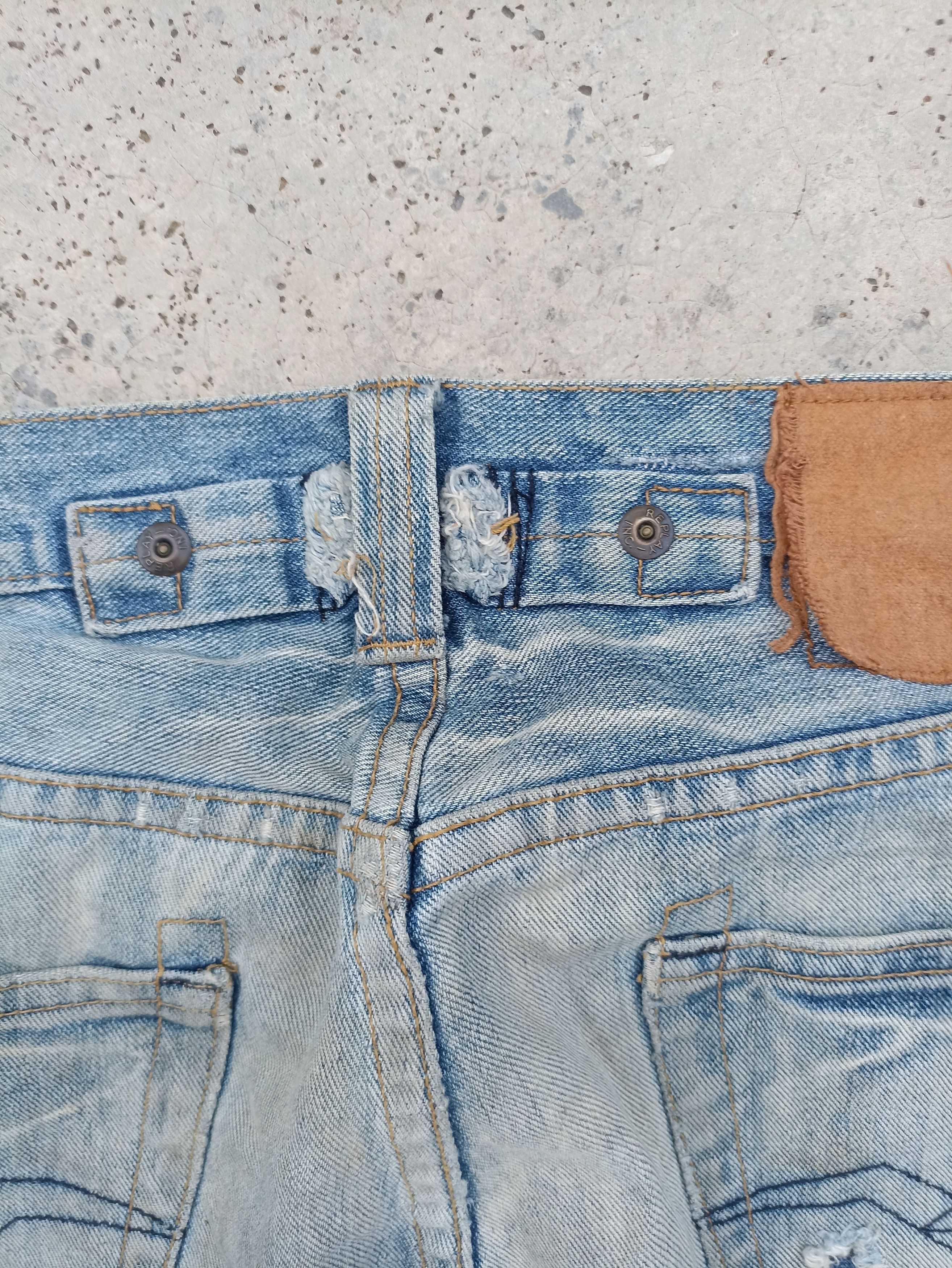 Replay Vintage Replay Jeans distressed denim Size US 30 / EU 46 - 13 Thumbnail